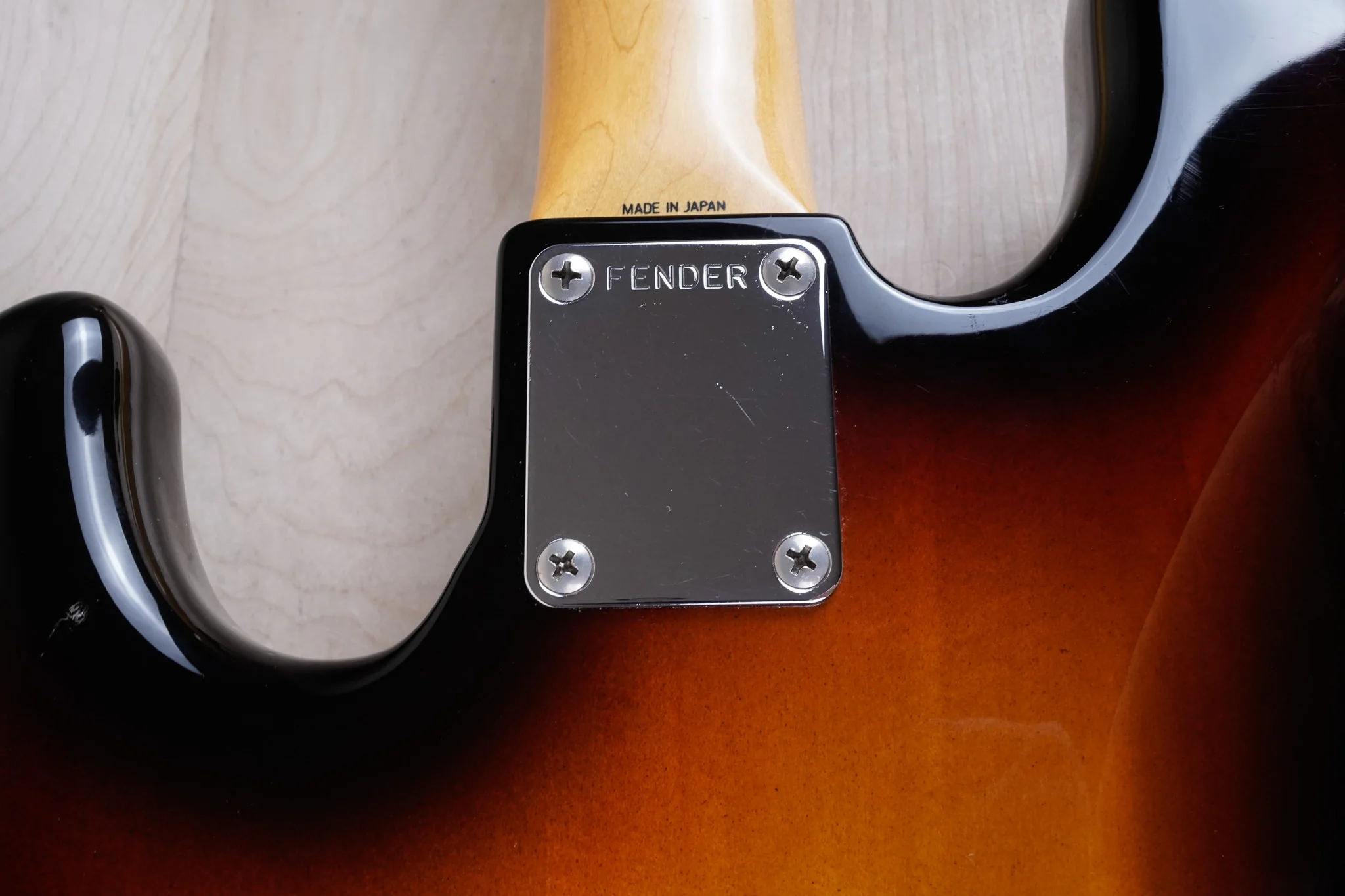 Fender JB-62 Jazz Bass Reissue MIJ 1985 Sunburst Fujigen Vintage Japan E Serial w/ Bag - Image 17