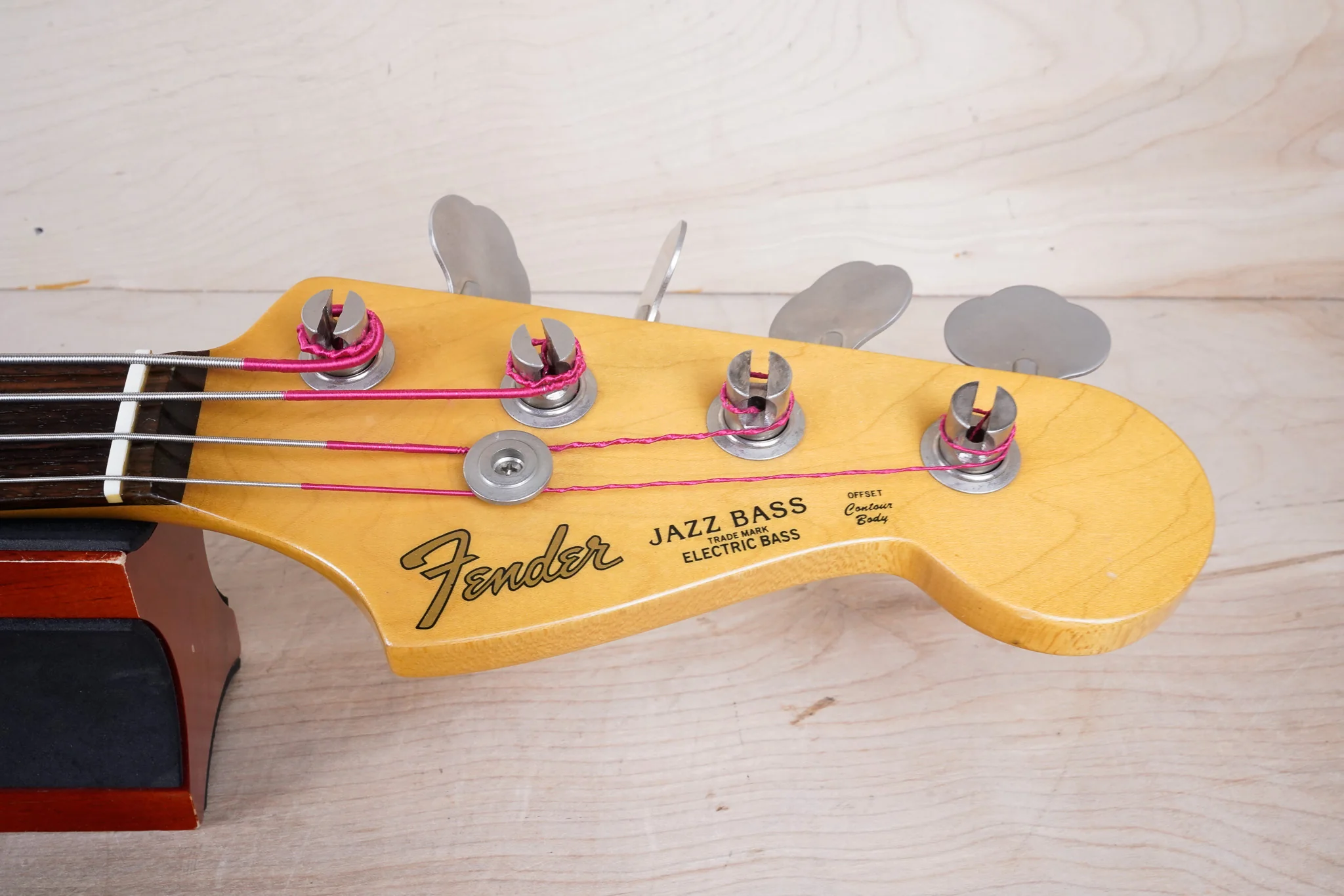 Fender JB-62 Jazz Bass Reissue MIJ 1985 Sunburst Fujigen Vintage Japan E Serial w/ Bag - Image 3