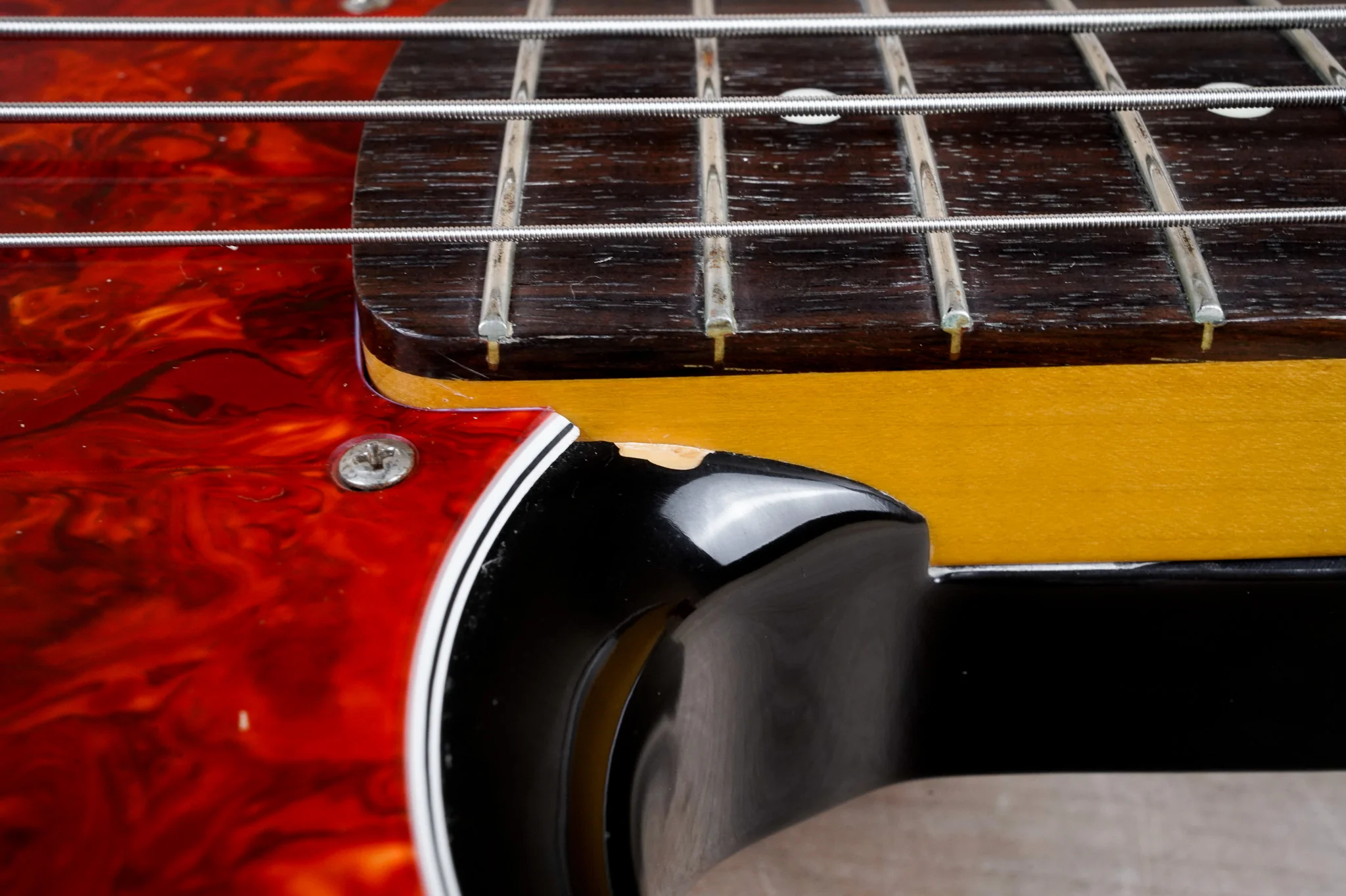 Fender JB-62 Jazz Bass '62 Reissue MIJ 1994 Sunburst Japan w/ Hard Case - Image 7