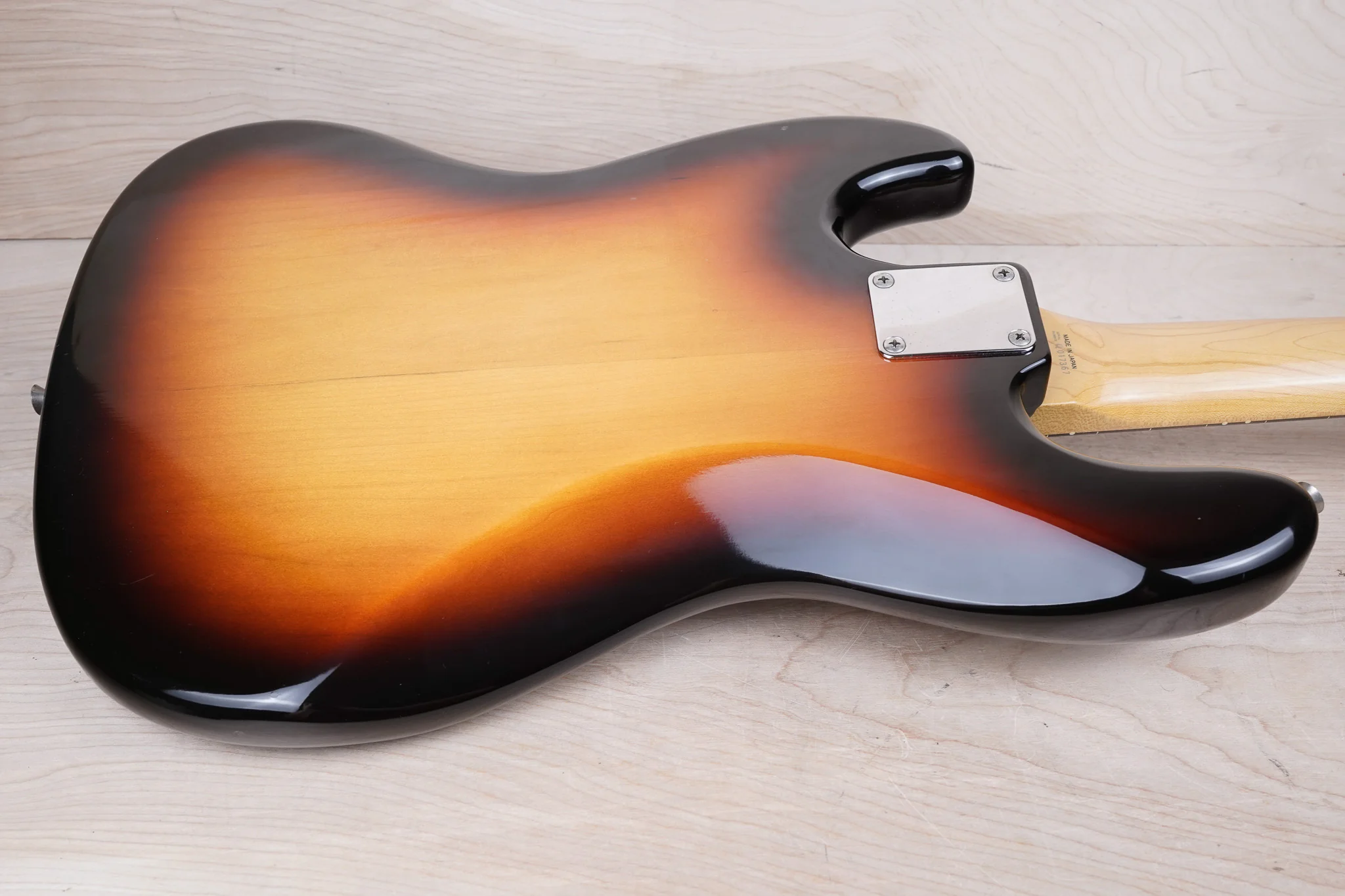 Fender JB62FL Order Made Fretless Jazz Bass Reissue MIJ 1993 Sunburst  Lacquer FInish Japan Fujigen w/ Bag - Image 12