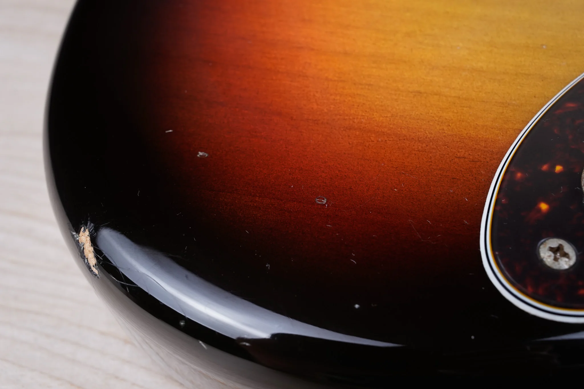 Fender JM-66 Jazzmaster Reissue CIJ 2004 Sunburst Crafted in Japan w/ Bag - Image 9