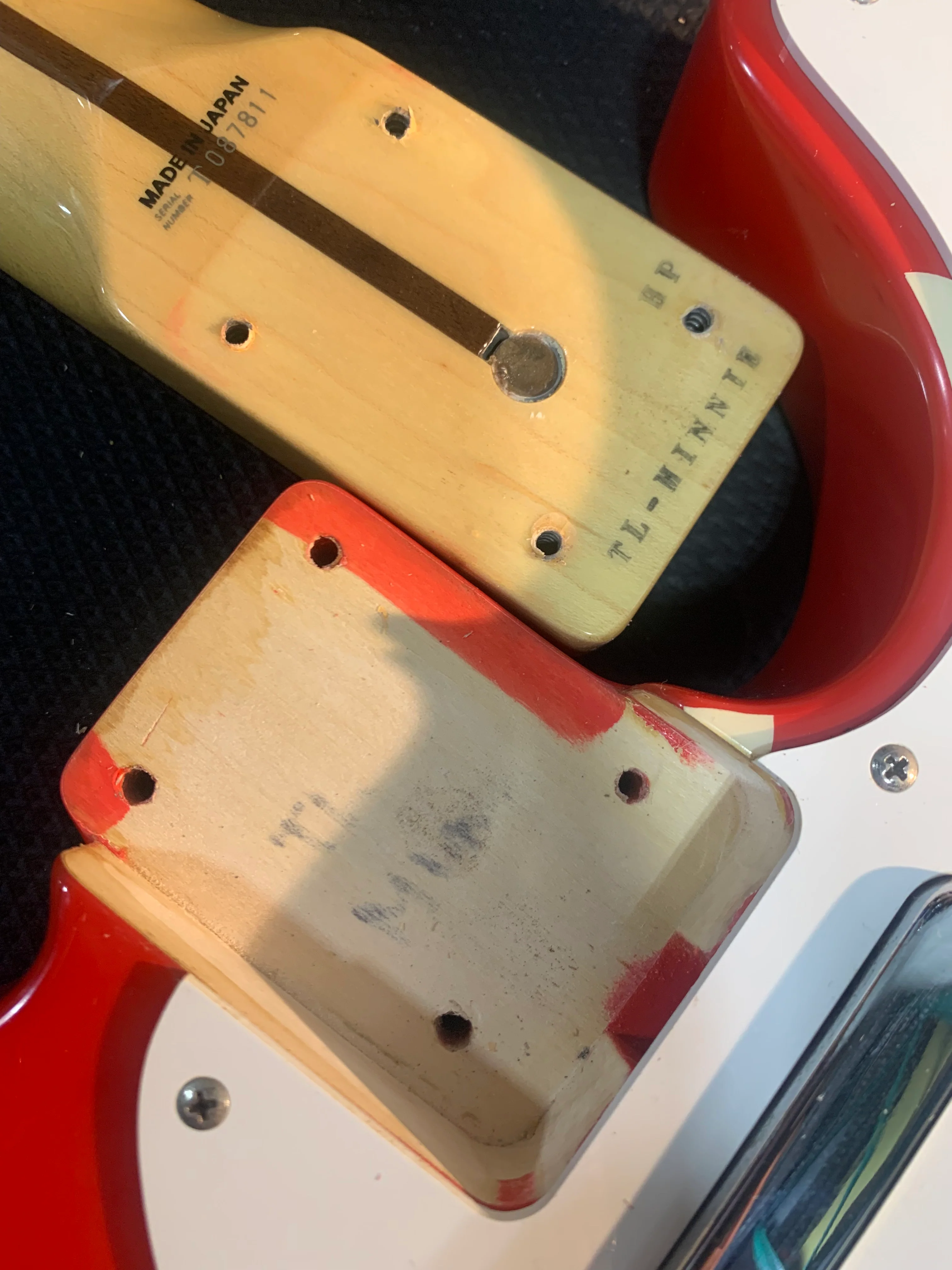 Fender Limited Edition Japan TL-Minnie Mouse Telecaster MIJ 2007 Red and White Polka Dot w/ Bag - Image 27