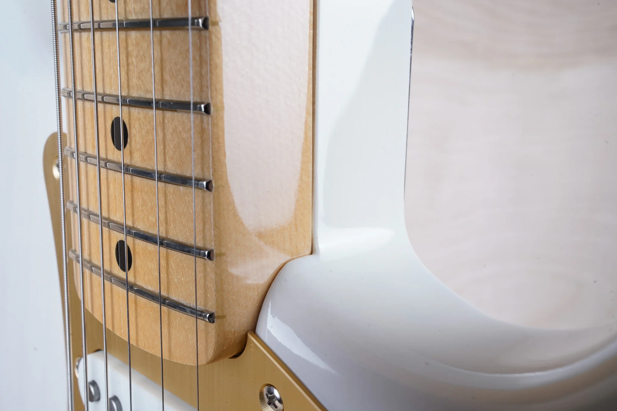 Fender Made In Japan Heritage '50s Stratocaster 2024 White Blonde Lacquer Finish MIJ w/ Bag - Image 13
