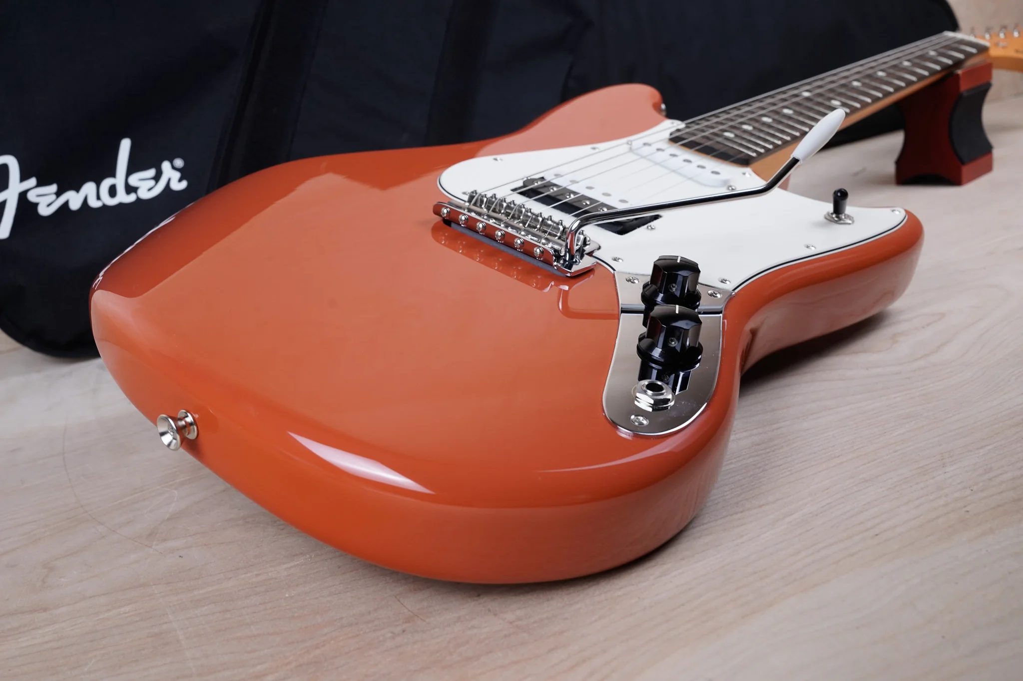 Fender Made in Japan Limited Cyclone 2024 Fiesta Red MIJ w/ Bag - Image 7