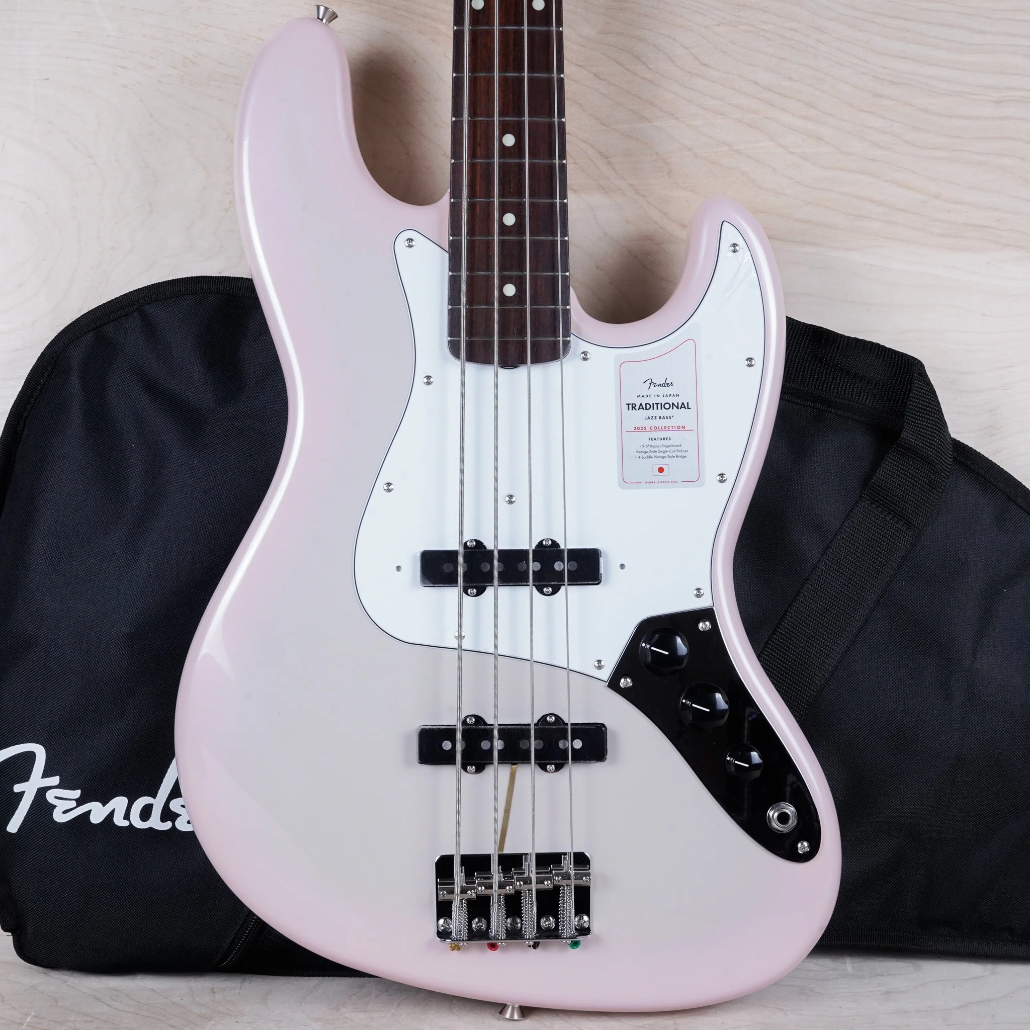 Fender Made in Japan Traditional II '60s Jazz Bass 2025 Stardust Pink MIJ w/ Bag