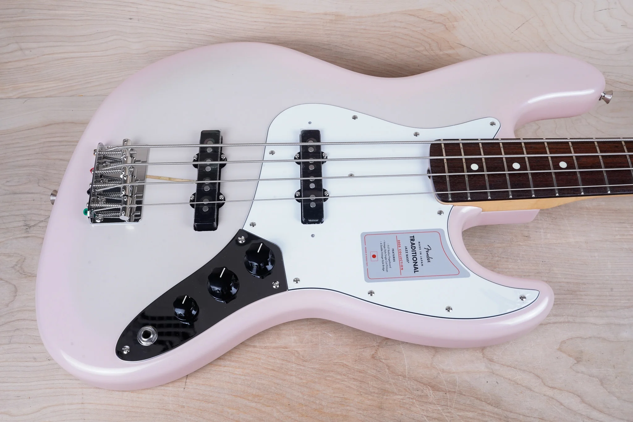 Fender Made in Japan Traditional II '60s Jazz Bass 2025 Stardust Pink MIJ w/ Bag - Image 4