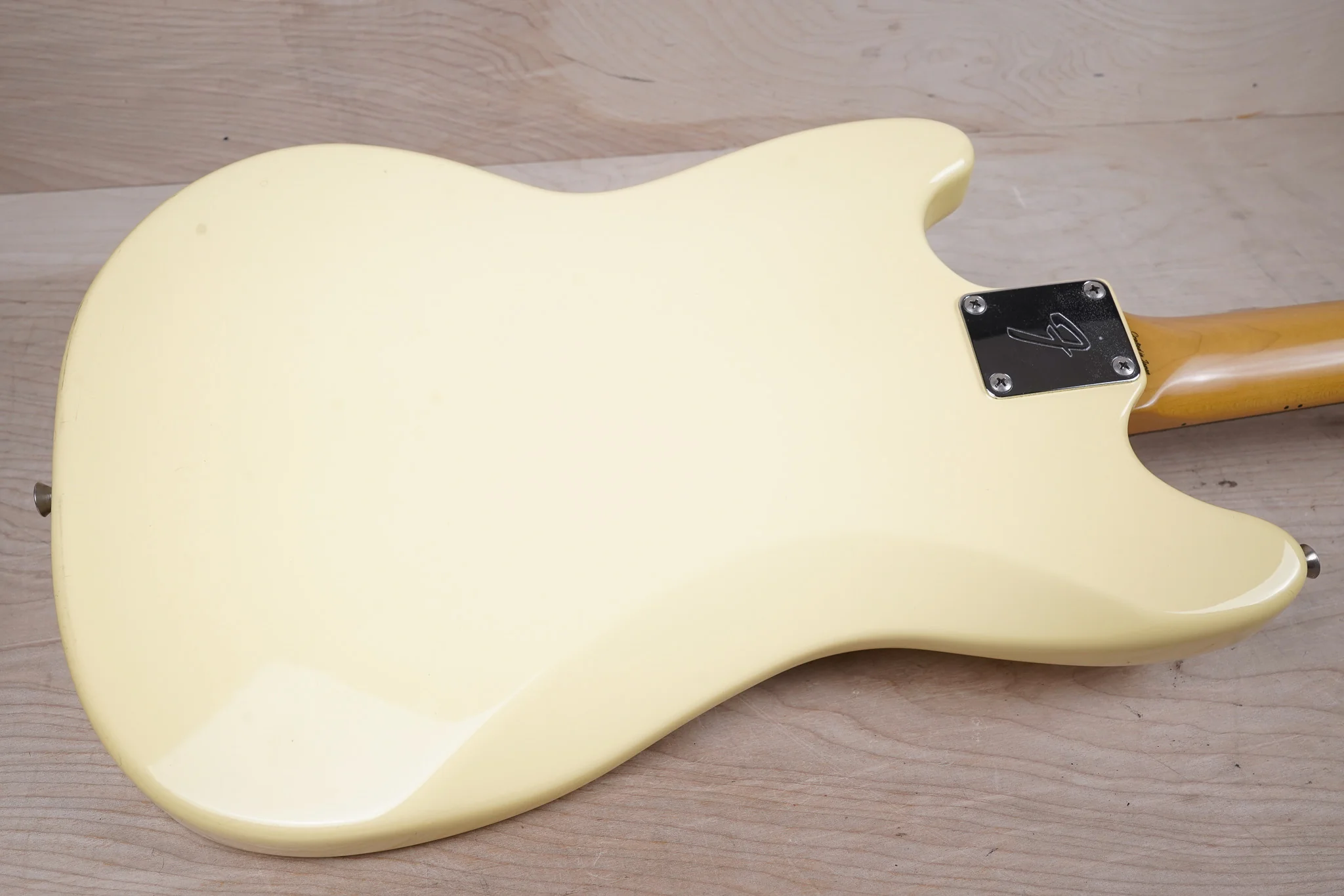 Fender MG-69 Mustang Reissue CIJ 1997 Yellow White Crafted in Japan w/ Bag - Image 11