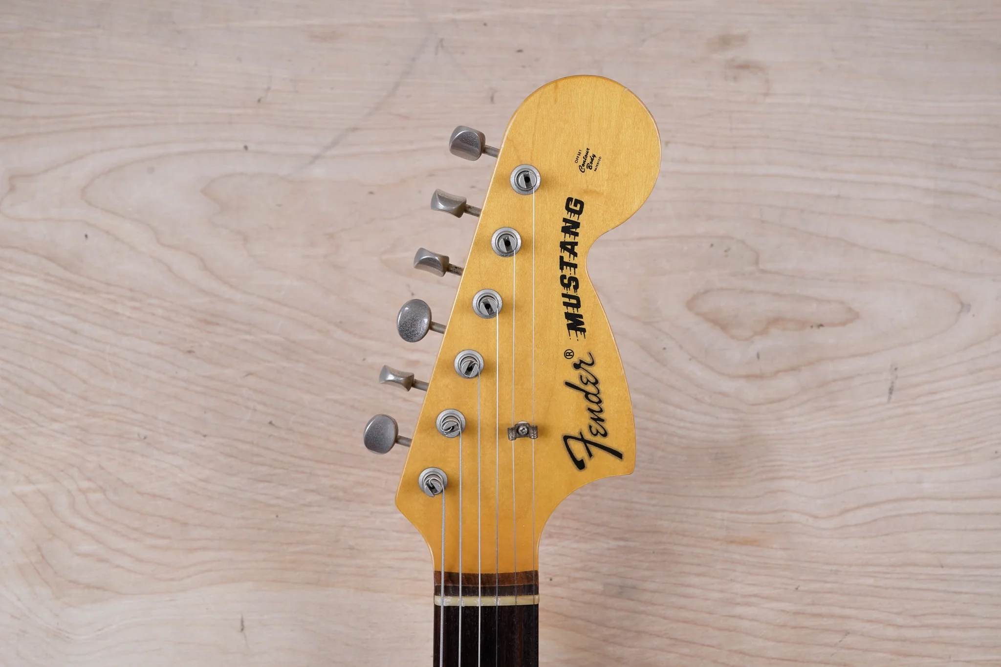 Fender MG-69 Mustang Reissue CIJ 1997 Yellow White Crafted in Japan w/ Bag - Image 20