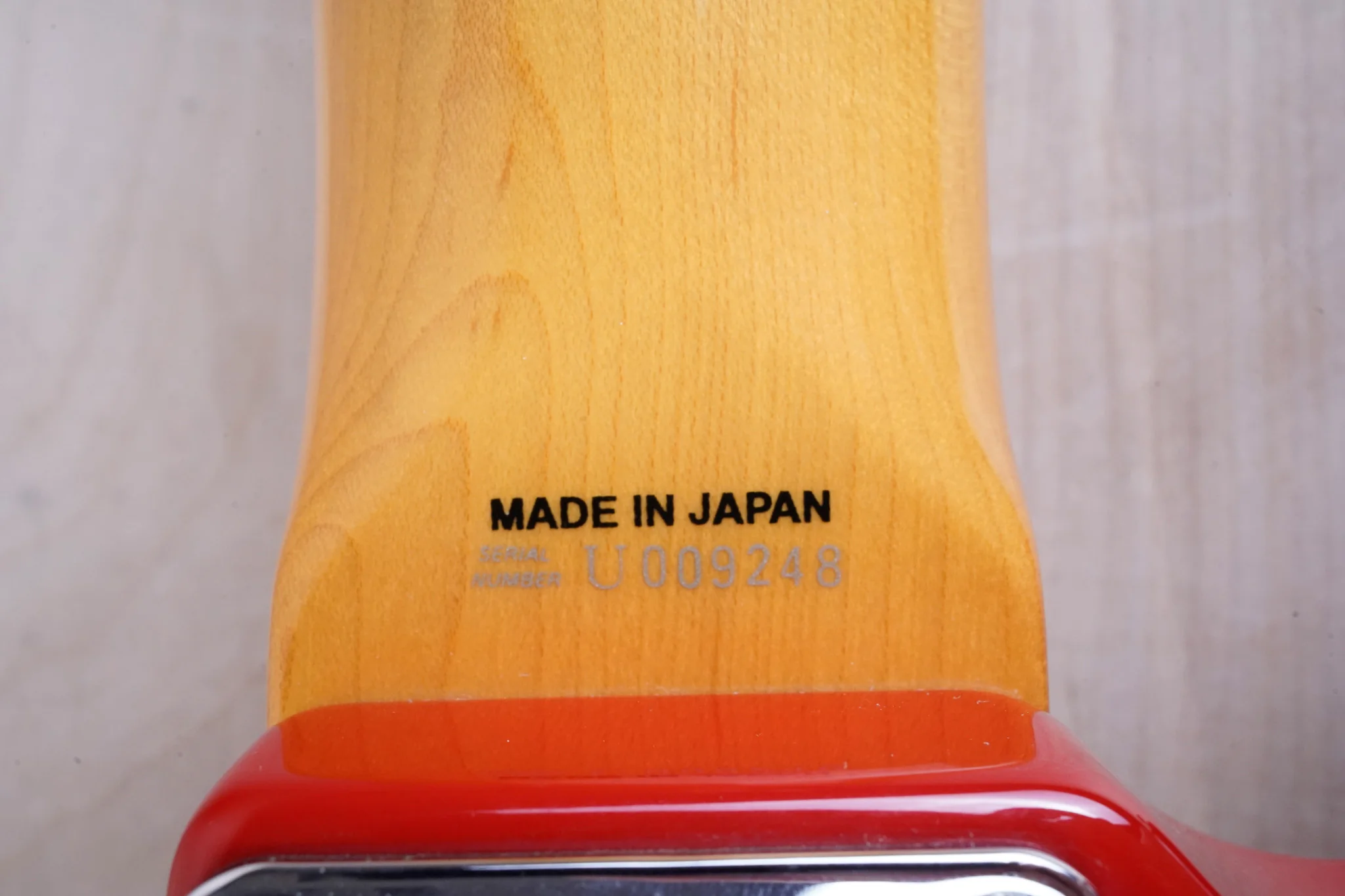 Fender MG-69 Mustang Reissue MIJ 2010 Red Matching Headstock Japan w/ Bag - Image 11