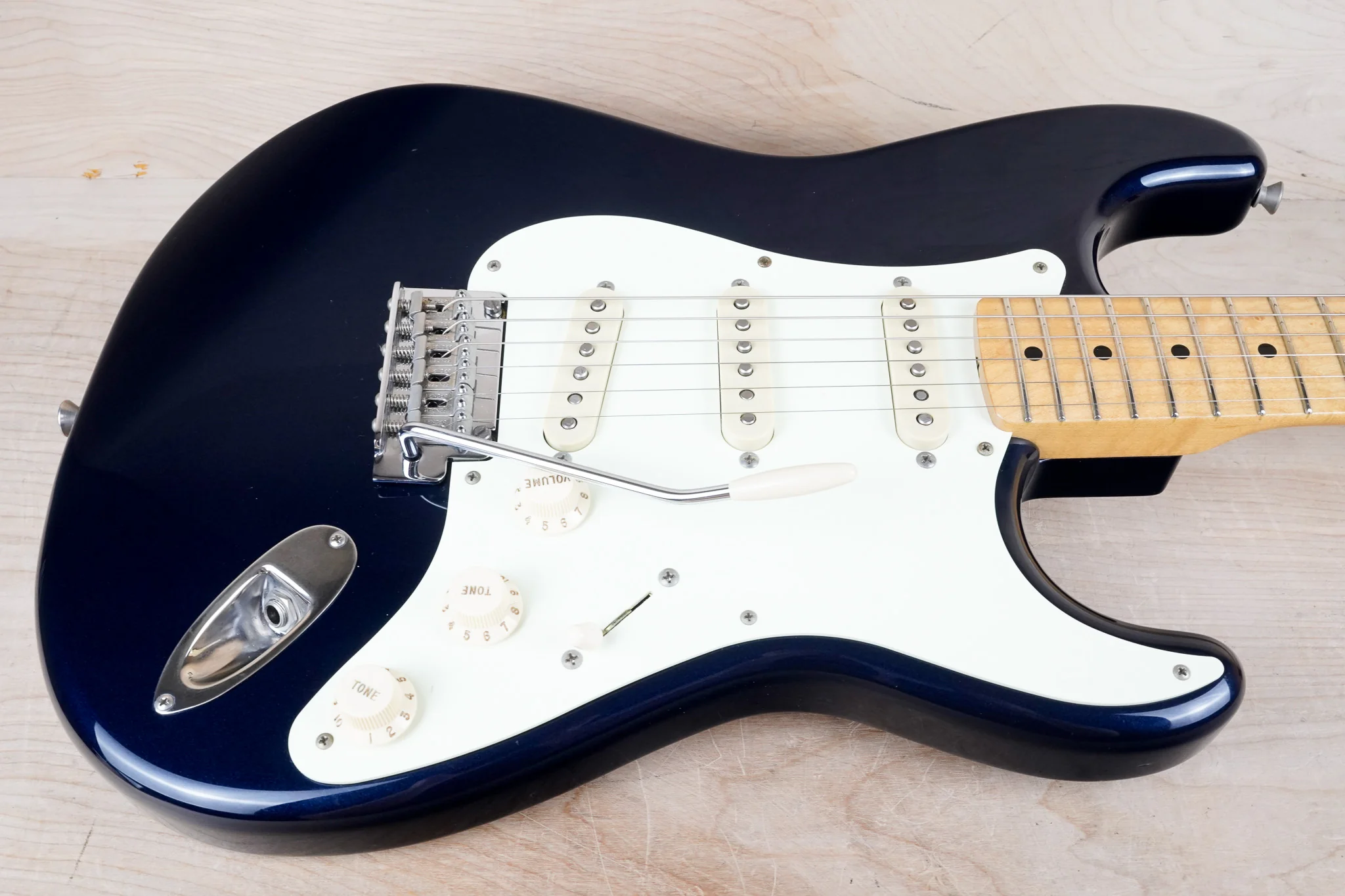 Fender MIJ Hybrid '50s Stratocaster 2018 Midnight Blue USA Vintage PUs Japan w/ Bag - Image 5