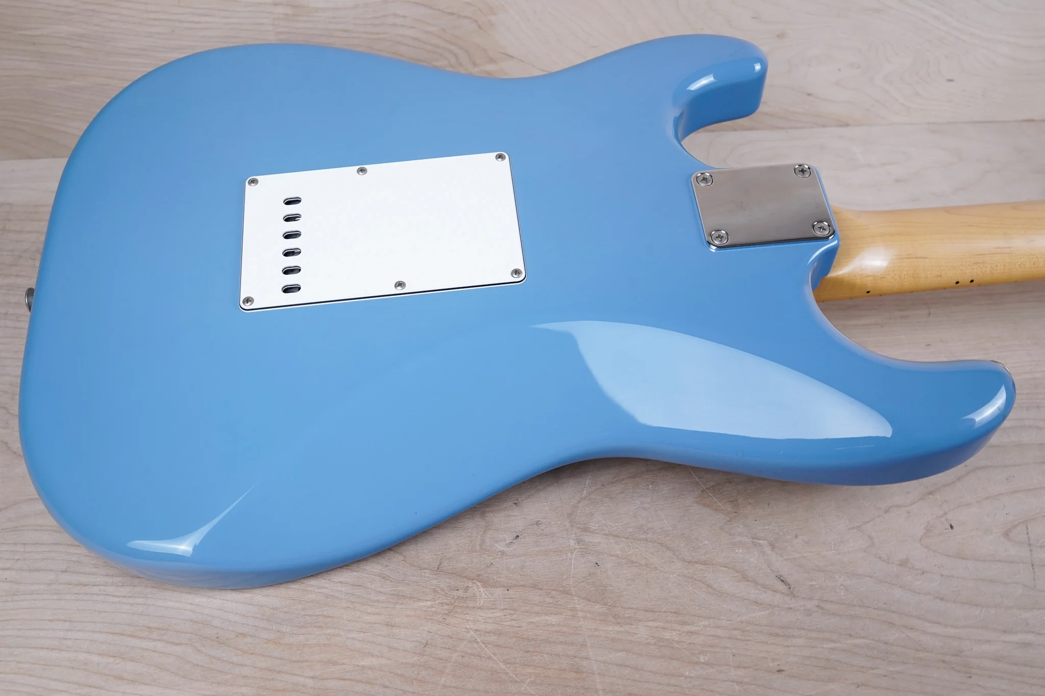 Fender MIJ Hybrid '68 Stratocaster 2020 California Blue Made in Japan w/ Bag - Image 12