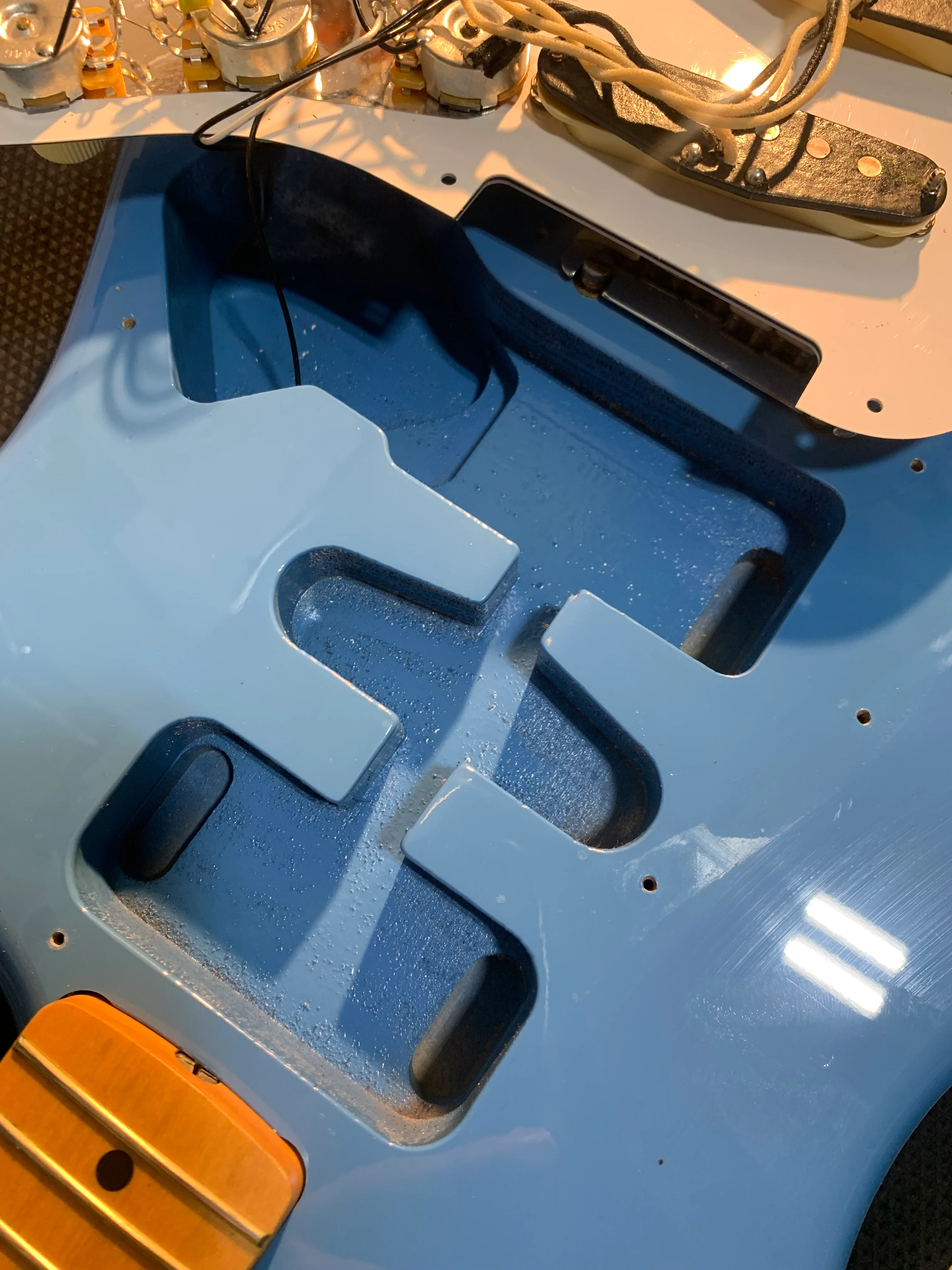Fender MIJ Hybrid '68 Stratocaster 2020 California Blue Made in Japan w/ Bag - Image 25
