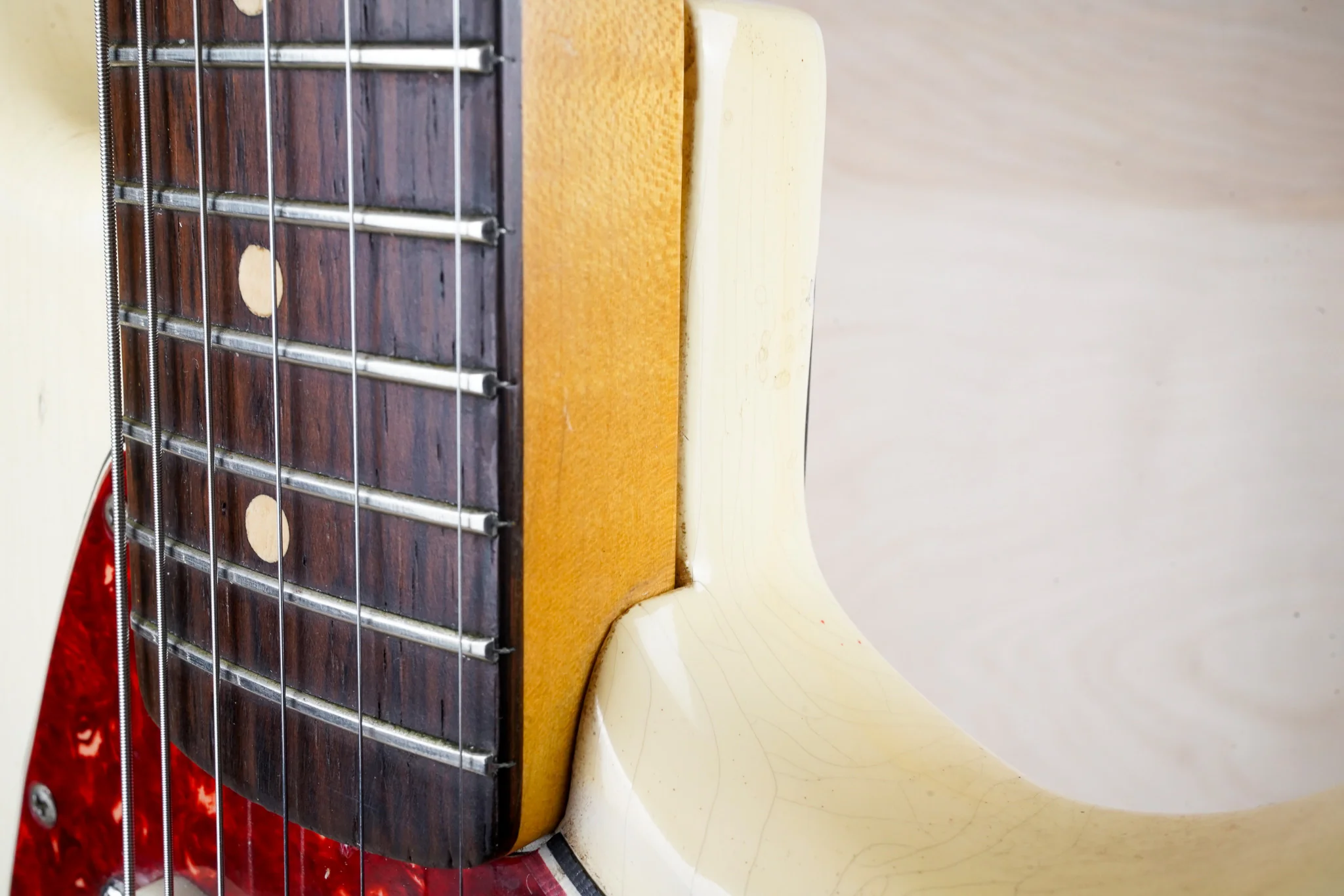 Fender Musicmaster II 1965 Olympic White All Original Vintage Offset w/ OHSC - Image 19