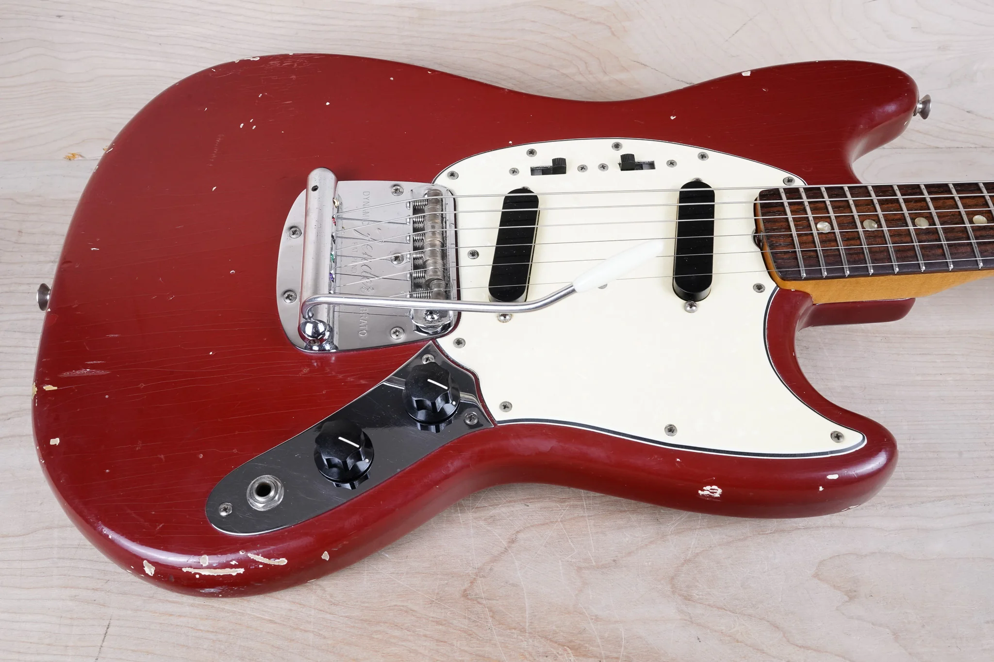 Fender Mustang 1966 Dakota Red Vintage USA w/ Hard Case - Image 5