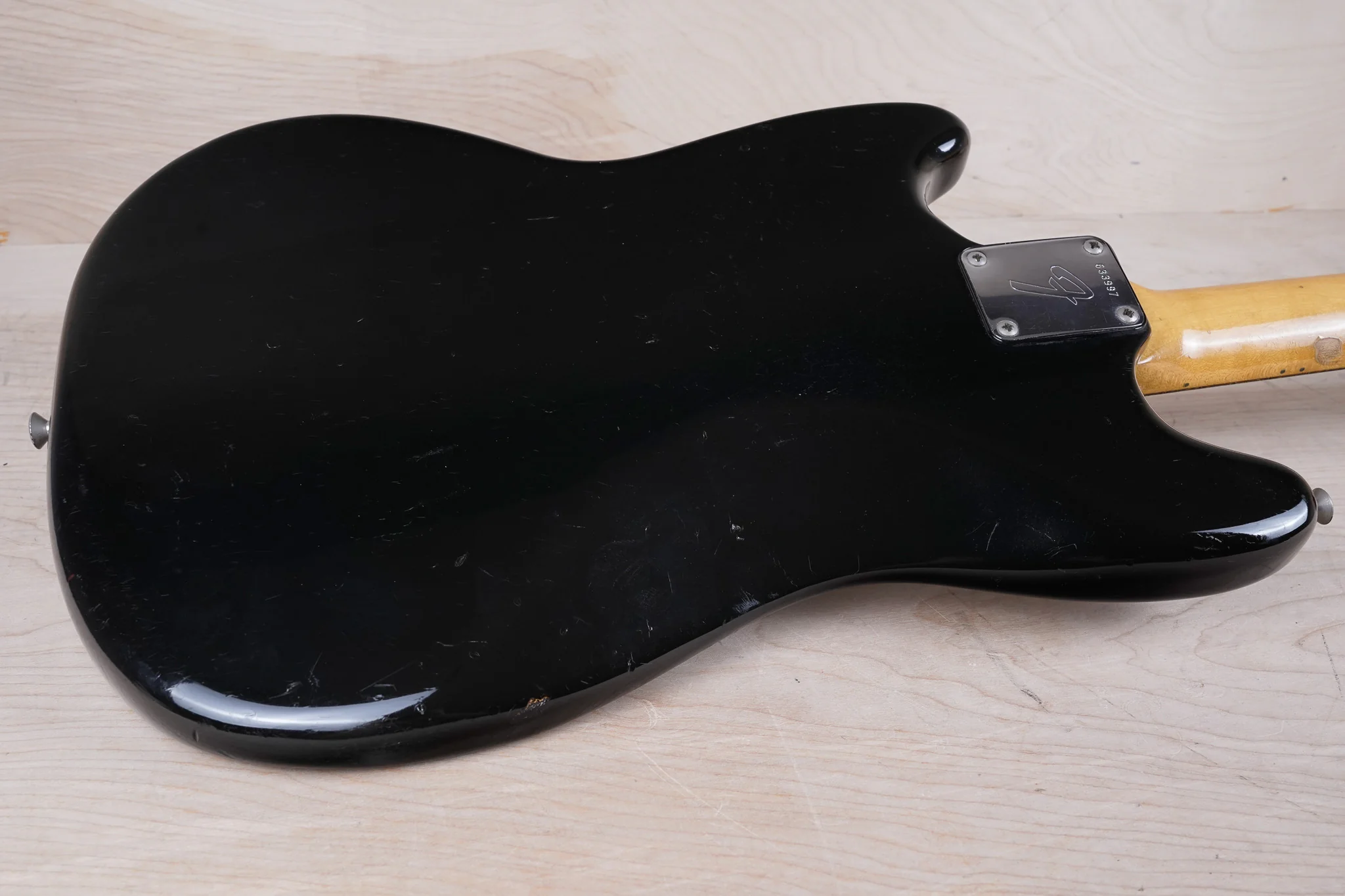 Fender Mustang 1976 Black Vintage USA w/ OHSC - Image 12
