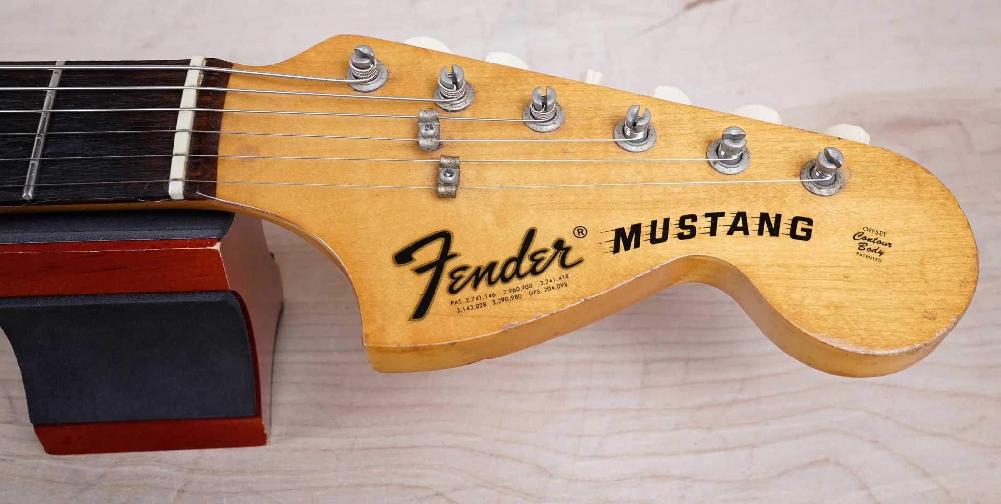 Fender Mustang 1976 Black Vintage USA w/ OHSC - Image 5