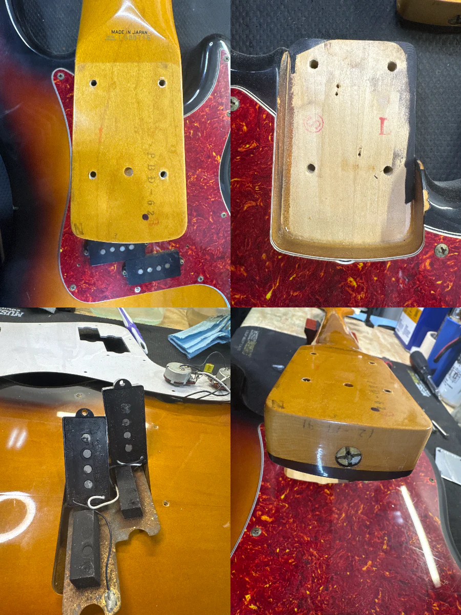 Fender PB-62 Precision Bass '62 Reissue MIJ 1991 Sunburst Japan Fujigen w/ Bag - Image 24