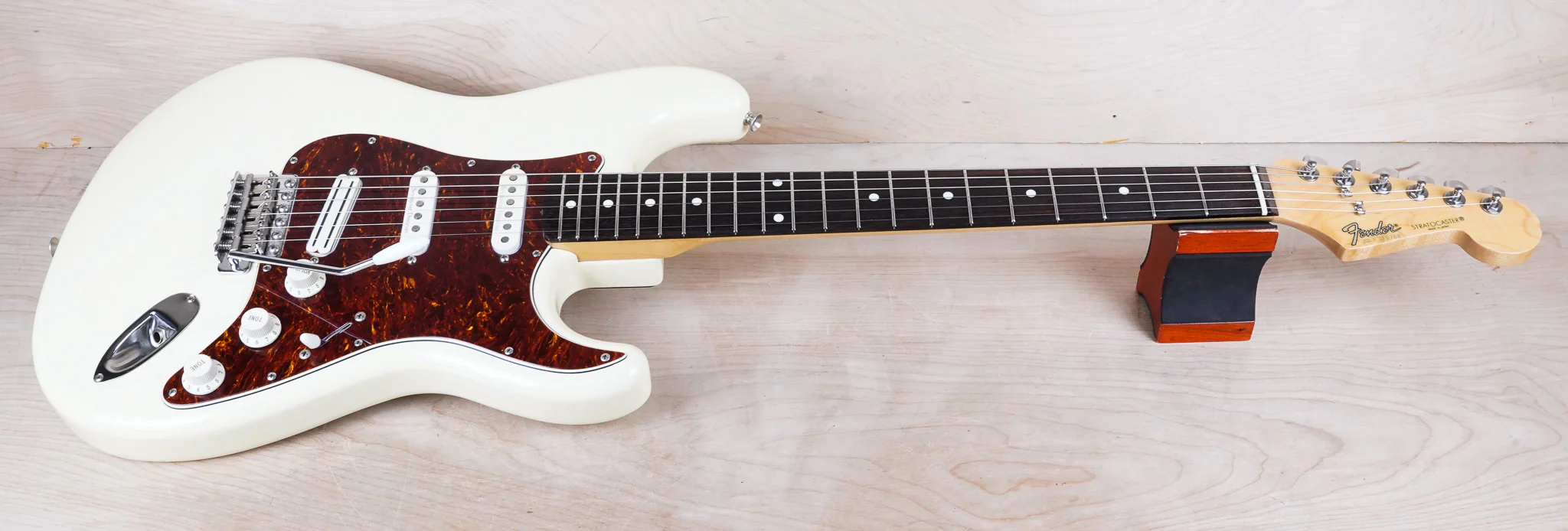 Fender ST-362V Stratocaster Reissue MIJ 1987 Olympic White Seymour Duncan Pickups HSS Vintage Japan w/ Bag - Image 2