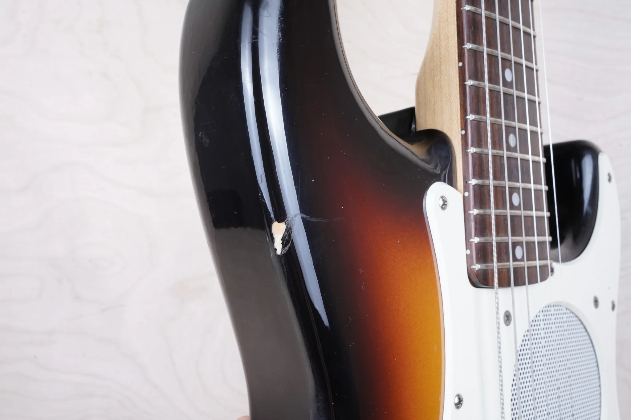 Fender ST-Champ Mini Stratocaster with Built In Speaker MIJ 1994 Sunburst Made in Japan w/ Bag - Image 20