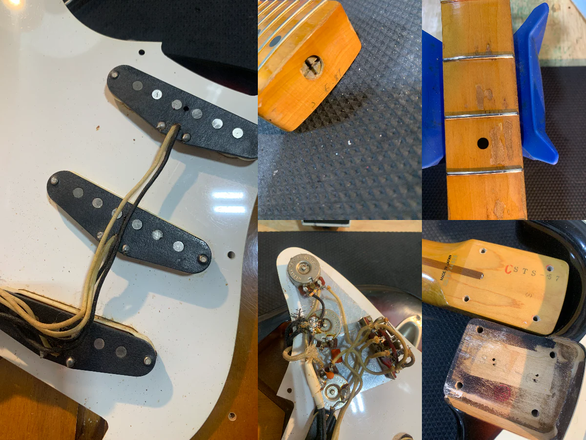 Fender ST57-140 ExTrad Stratocaster MIJ 1987 Sunburst Vintage Japan w/ Hard Case - Image 24