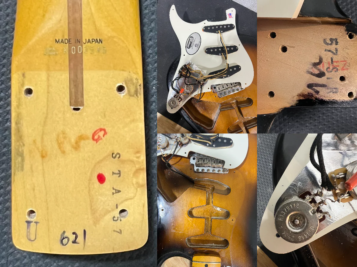 Fender ST57-900 (ST57-115) '57 Stratocaster Reissue MIJ 1991 Tobacco Sunburst Lacquer Finish USA Pickups Made in Japan Vintage w/ Hard Case - Image 24
