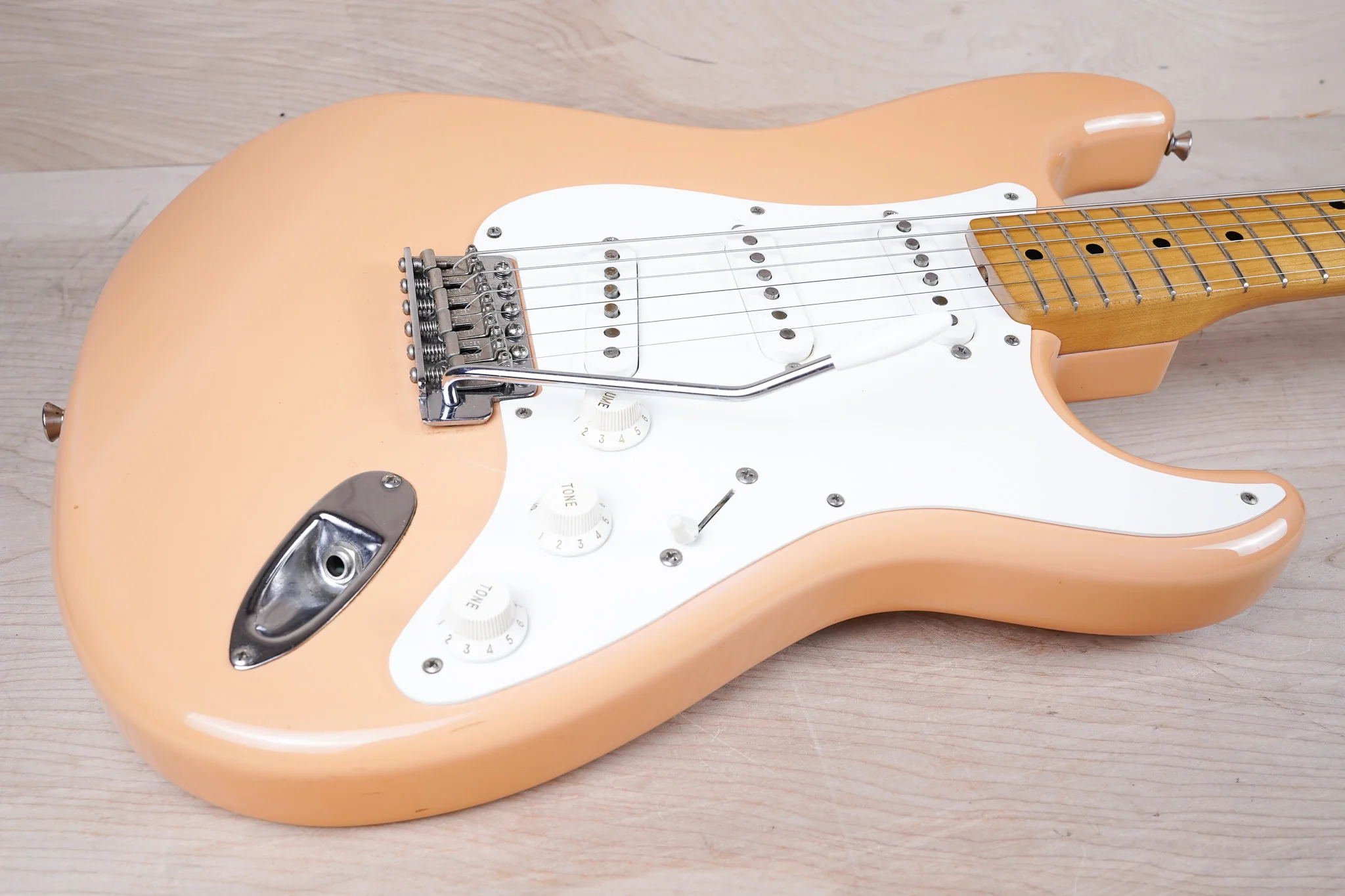 Fender ST58-70TX Stratocaster Reissue CIJ 1997 Shell Pink Aged Texas Special Pickups Japan w/ Bag - Image 3