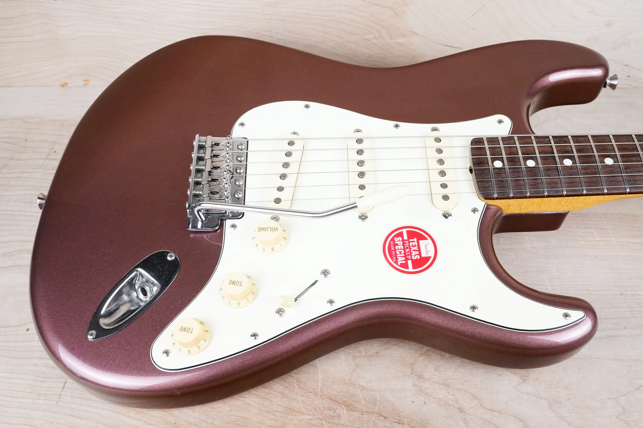 Fender ST62-70TX Stratocaster Reissue CIJ 1999 Burgundy Mist USA Texas Special PUs Japan w/ Bag - Image 4