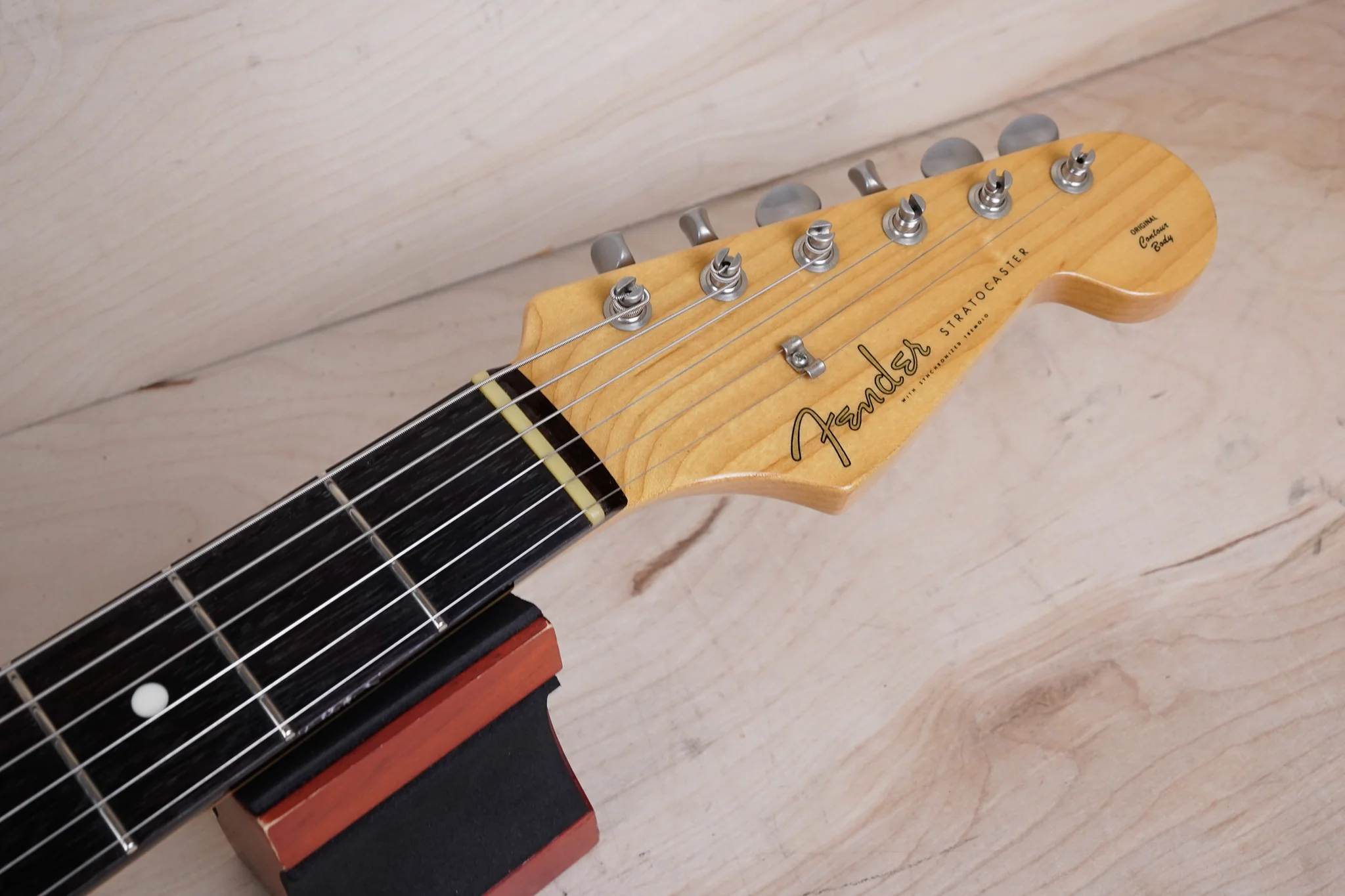 Fender ST62-US Stratocaster Reissue 2012 Vintage White USA Pickups Made in Japan w/ Bag - Image 4