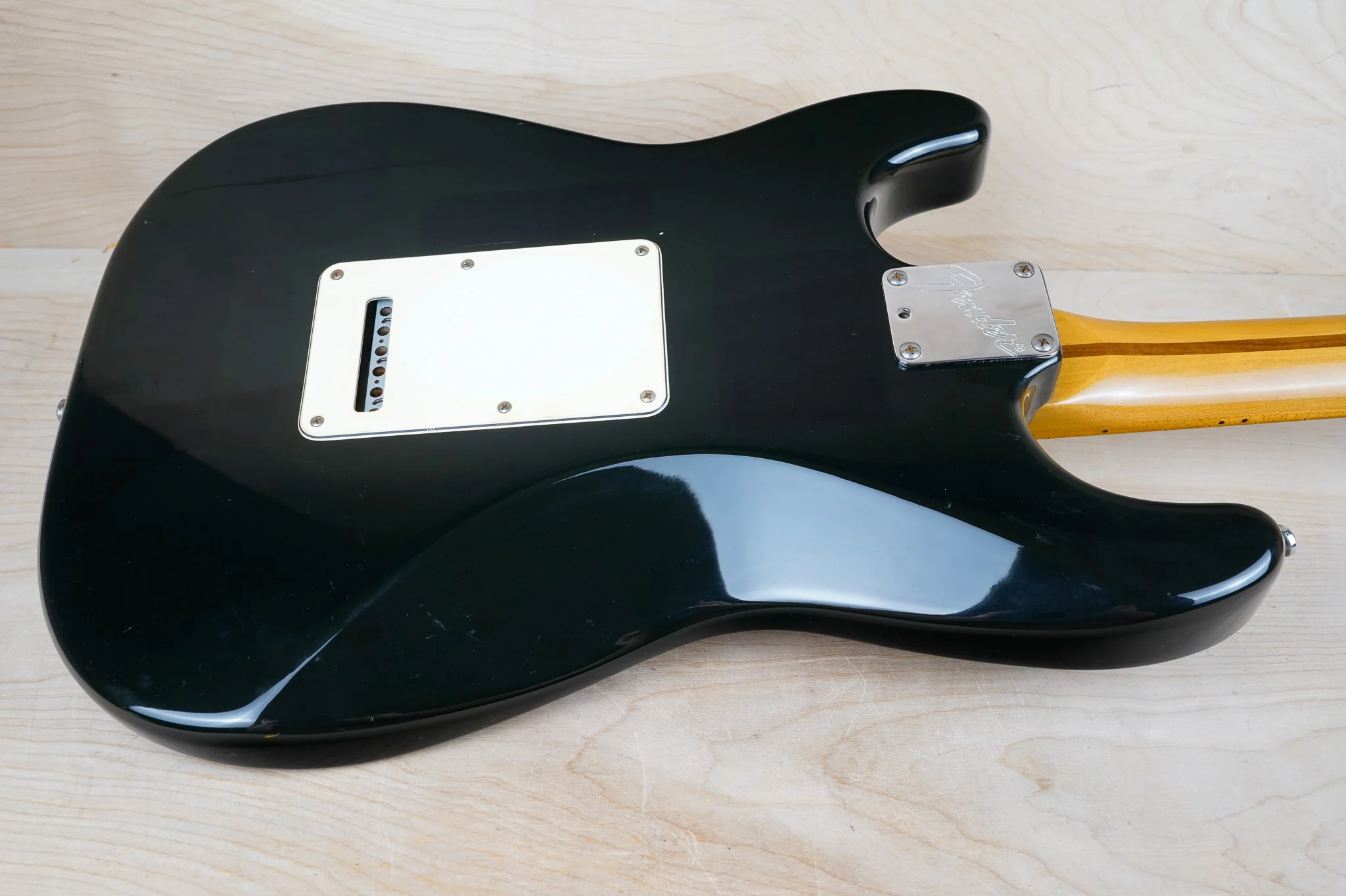Fender American Standard Stratocaster 50th Anniversary 1996 Black USA w/ Hard Case - Image 11