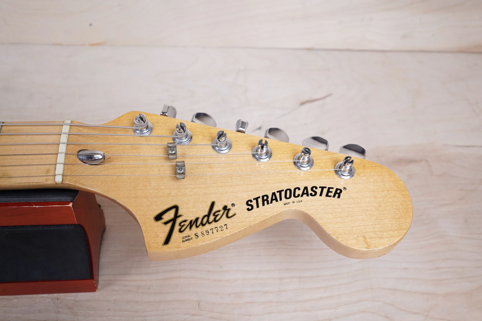 Fender Stratocaster Hardtail 1978 Black Vintage USA w/ Hard Case - Image 27
