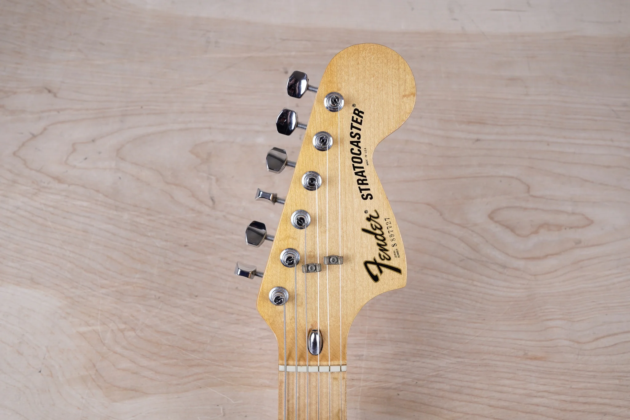 Fender Stratocaster Hardtail 1978 Black Vintage USA w/ Hard Case - Image 6