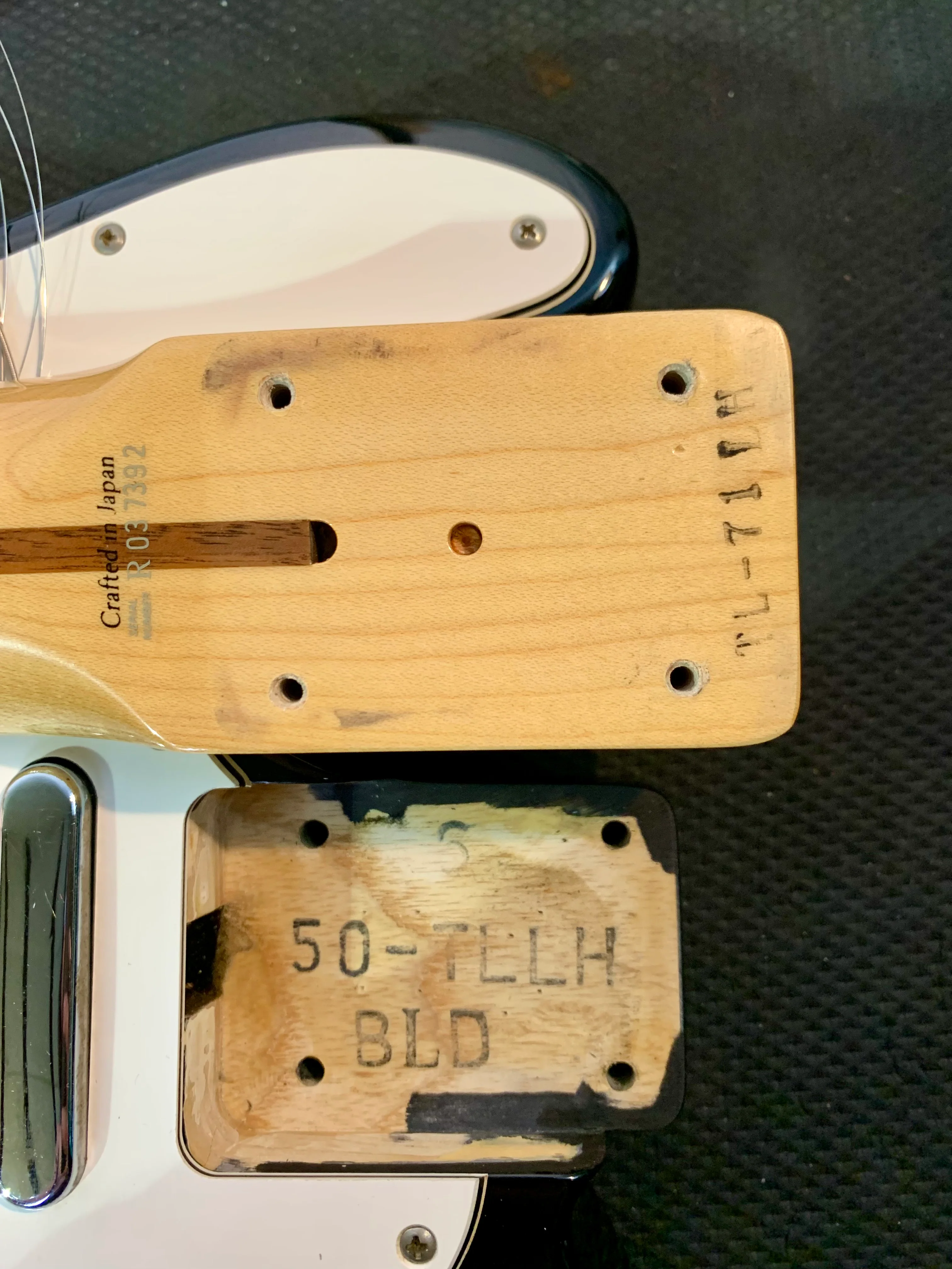 Fender TL-71 LH Left Handed Telecaster Reissue CIJ 2004 Black Crafted in Japan Lefty w/ Bag - Image 21