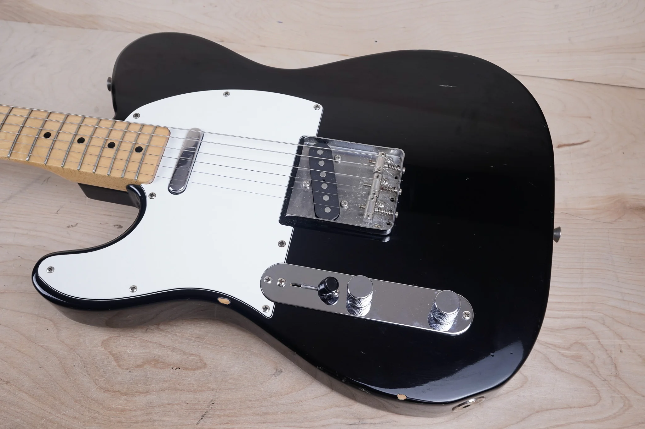 Fender TL-71 LH Telecaster Reissue CIJ 2004 Black Crafted in Japan w/ Bag - Image 3