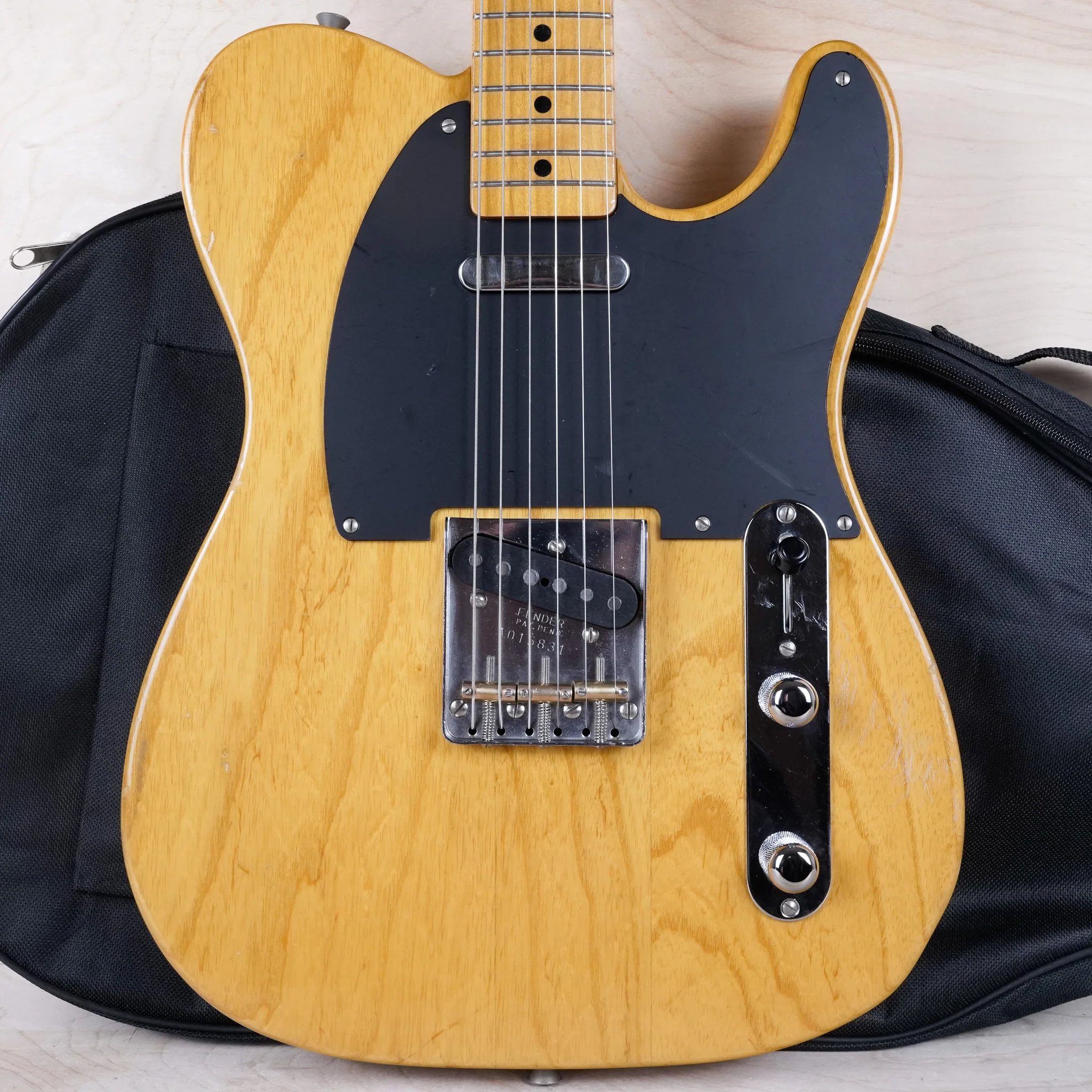 Fender TL52-80TX Telecaster Reissue CIJ 1997 Natural USA Texas Special PUs w/ Bag