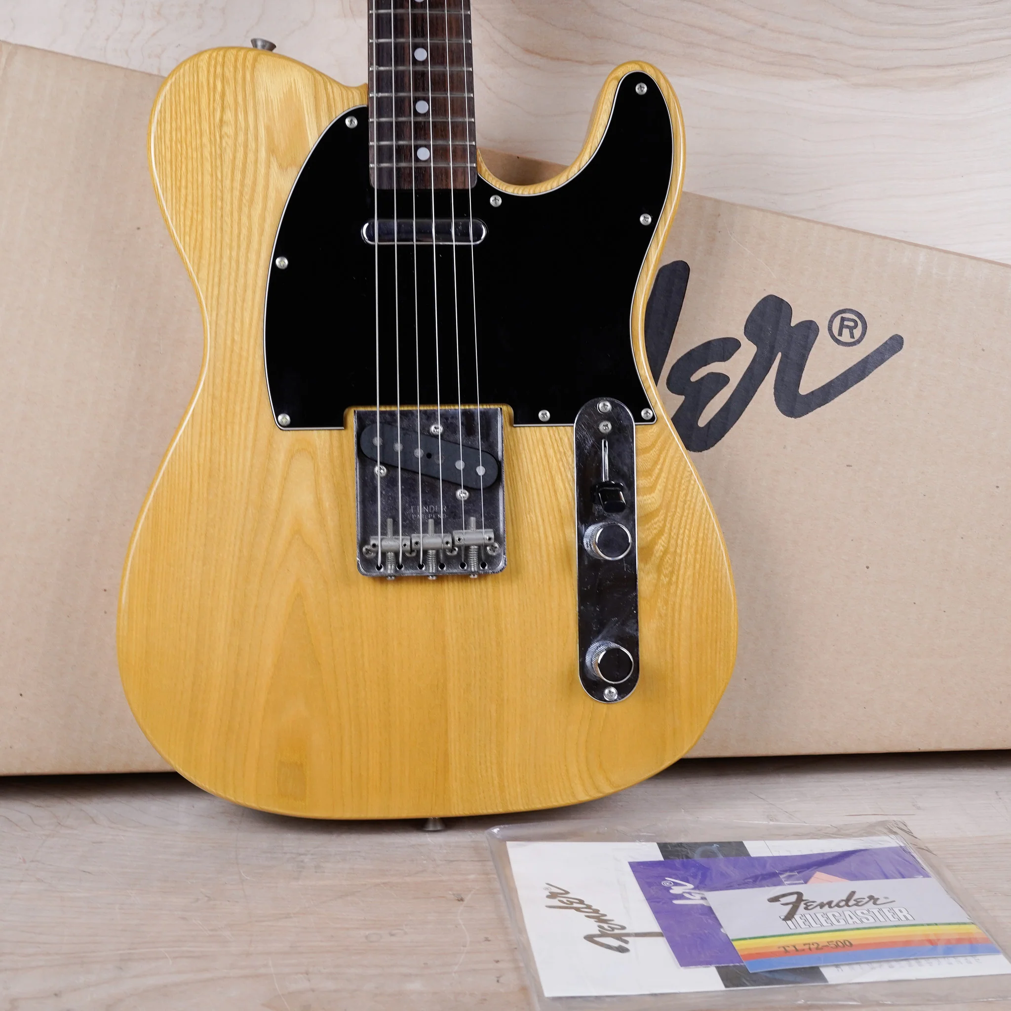 Fender TL72-500 Telecaster Reissue MIJ 1990 Natural '72 RI Made in Japan In Original Box w/ Tags - Image 23