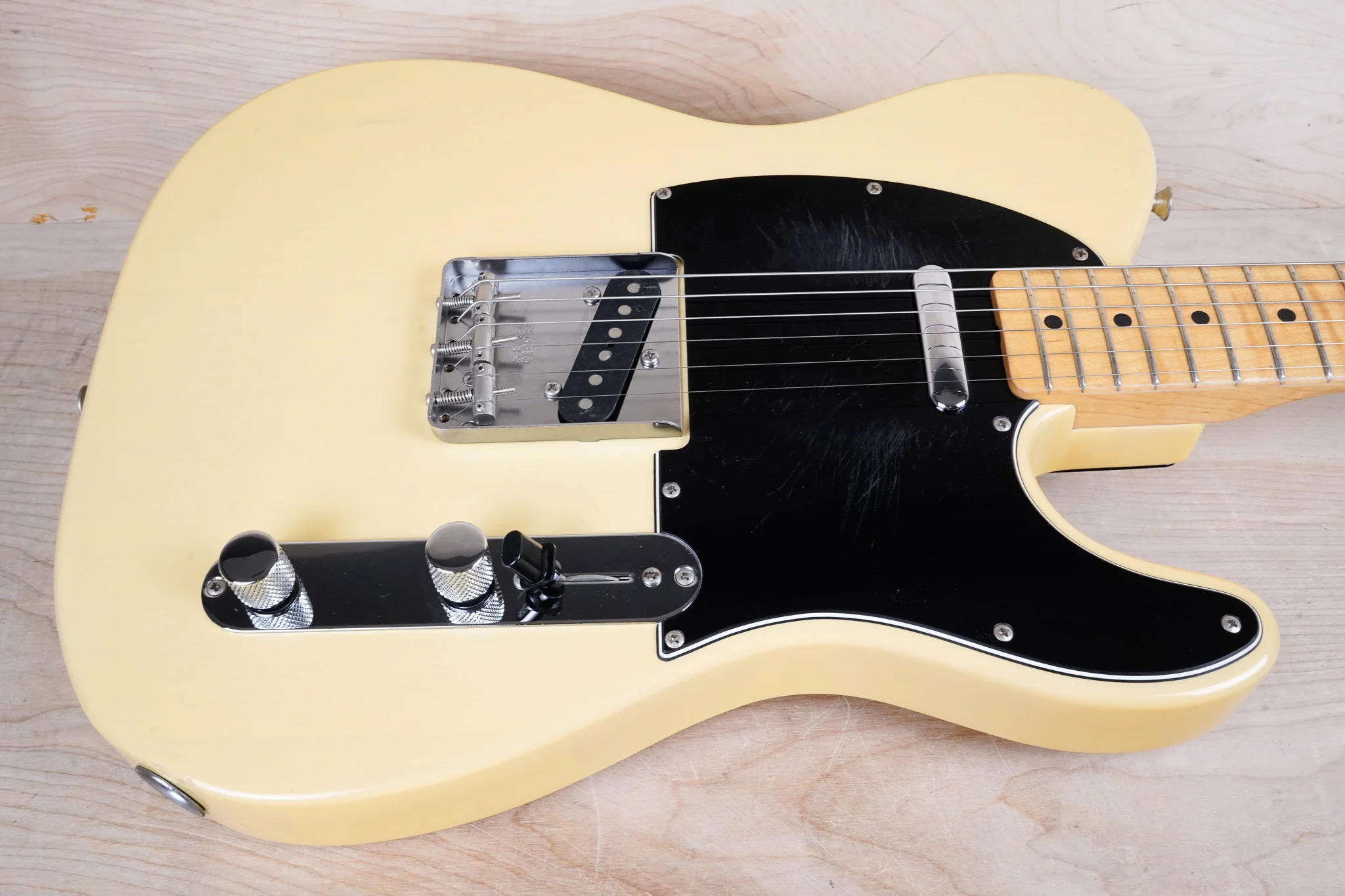 Fender TL72-53 Telecaster '72 Reissue MIJ 1993 Off White Blonde w/ Bag - Image 6