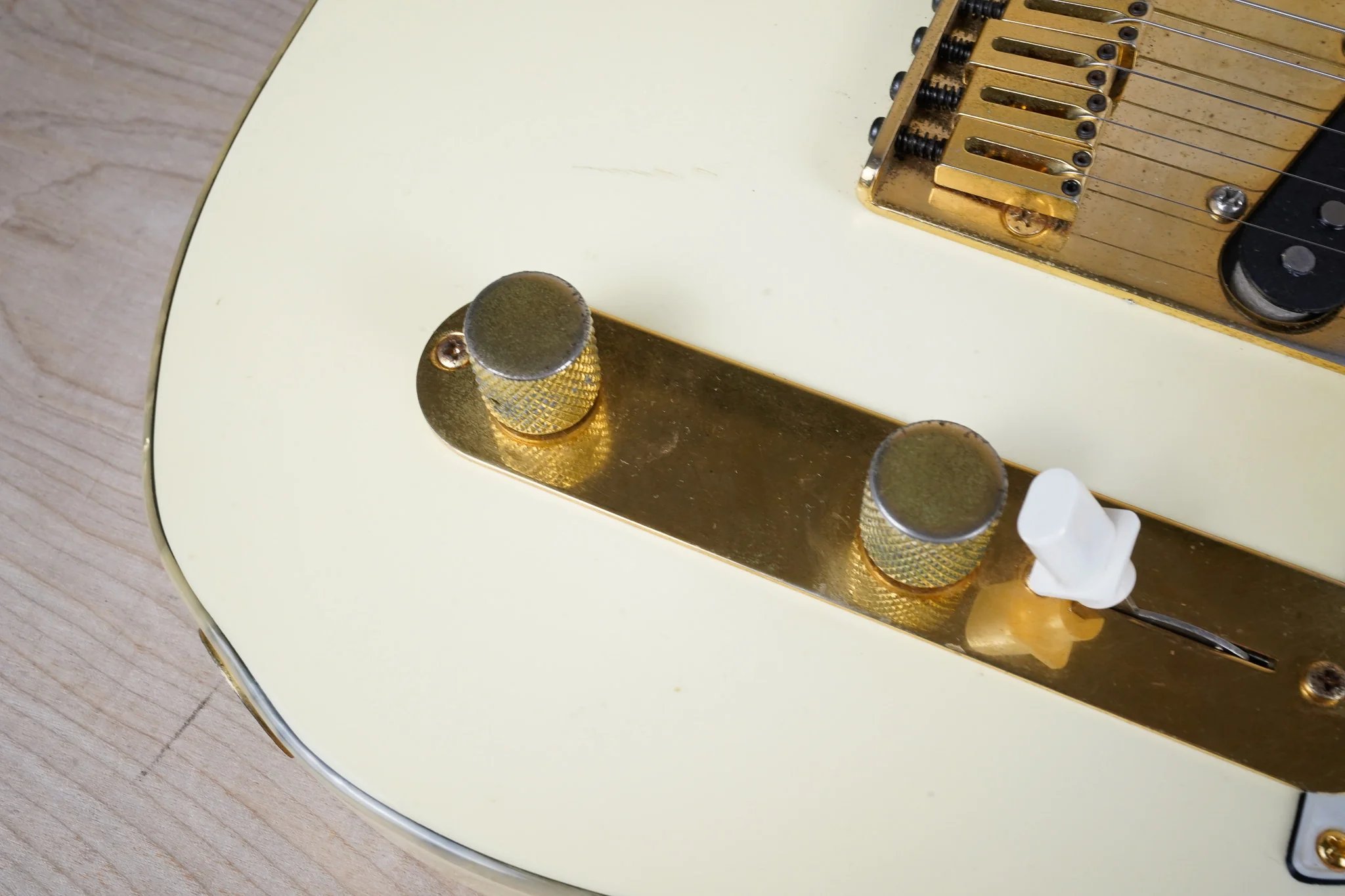 Fender TLG-94P Gold Telecaster MIJ 1995 Snow White Japan USA Pure Vintage PUs w/ OHSC - Image 10