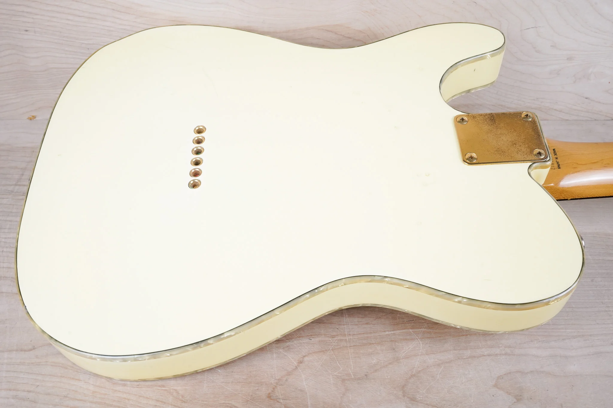 Fender TLG-94P Gold Telecaster MIJ 1995 Snow White Japan USA Pure Vintage PUs w/ OHSC - Image 13