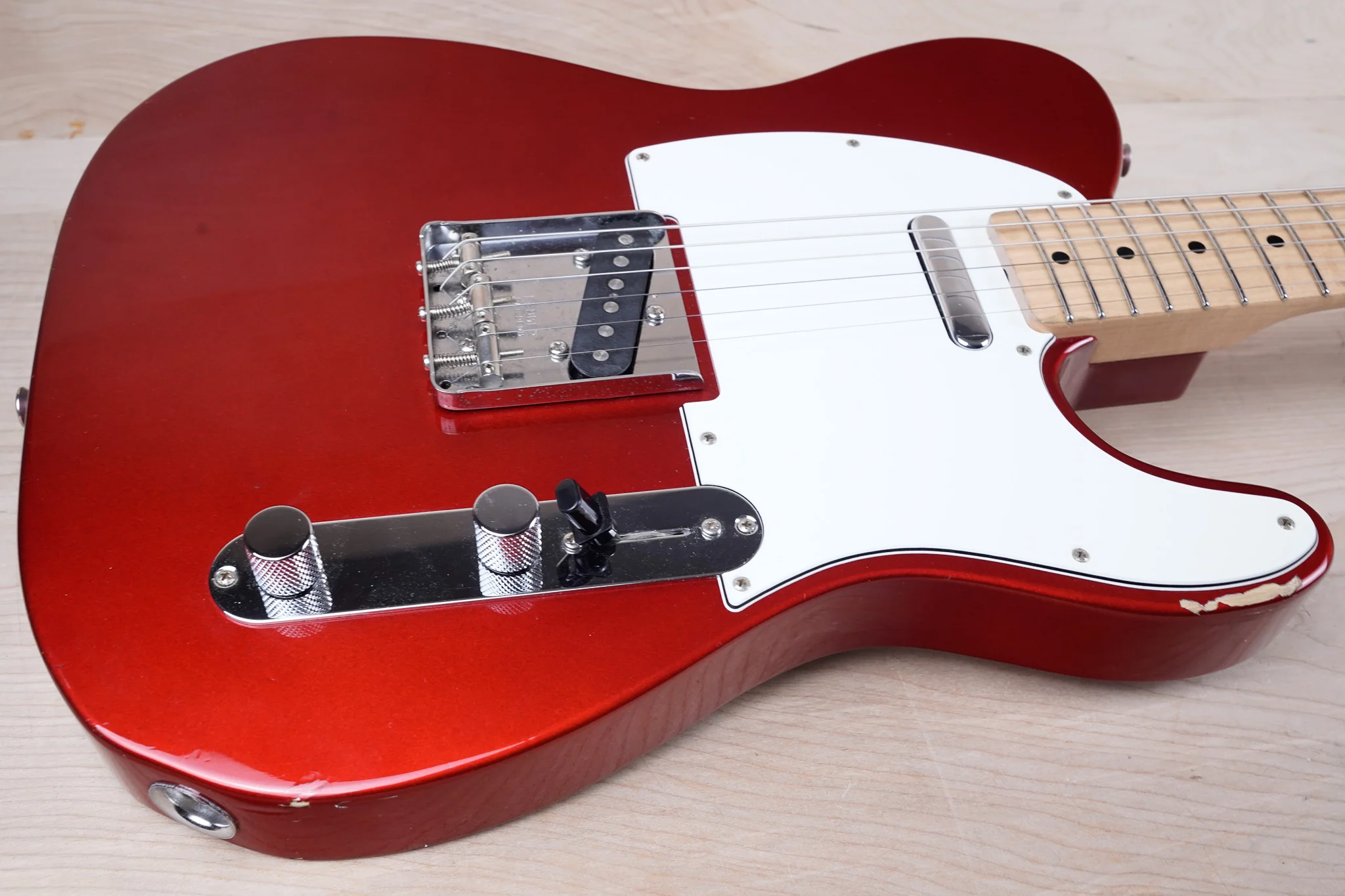 Fender Traditional '70s Telecaster Ash MIJ 2017 Candy Apple Red Japan w/ Bag - Image 3