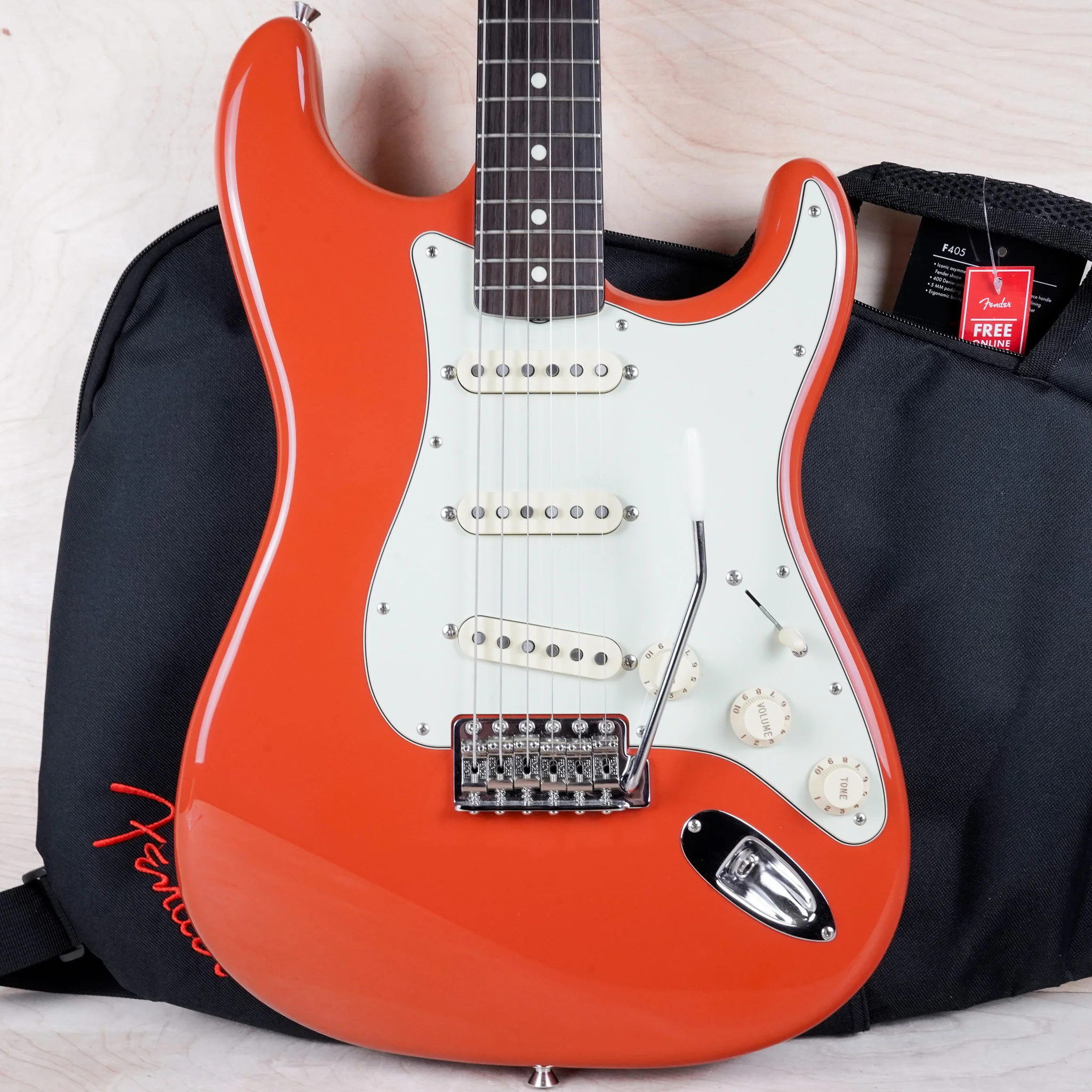 Fender Traditional II '60s Stratocaster MIJ 2023 Fiesta Red Japan w/ Bag, Tags