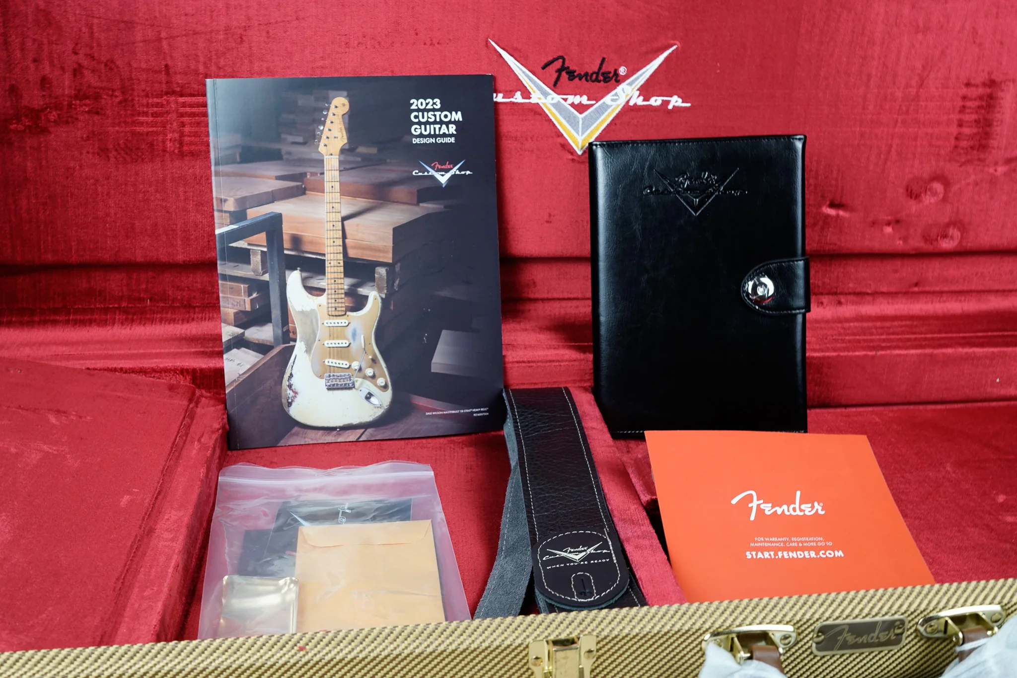 Fender Vintage Custom Shop 1957 Reissue Stratocaster TCP Time Capsule 2023 Aged White Blonde w/ OHSC - Image 3