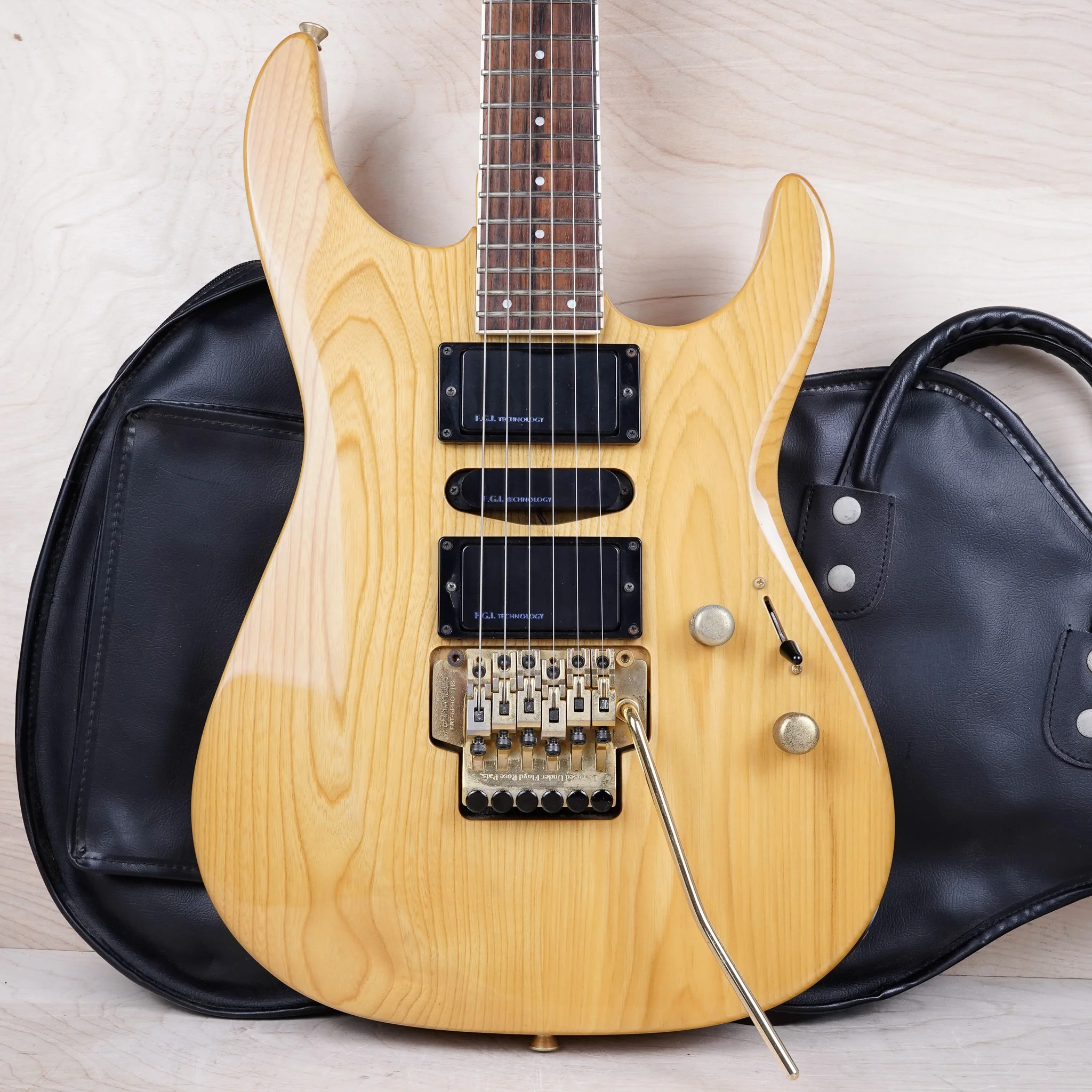Fernandes FR-75 MIJ 1995 Oil Natural Made in Japan MIJ w/ Bag