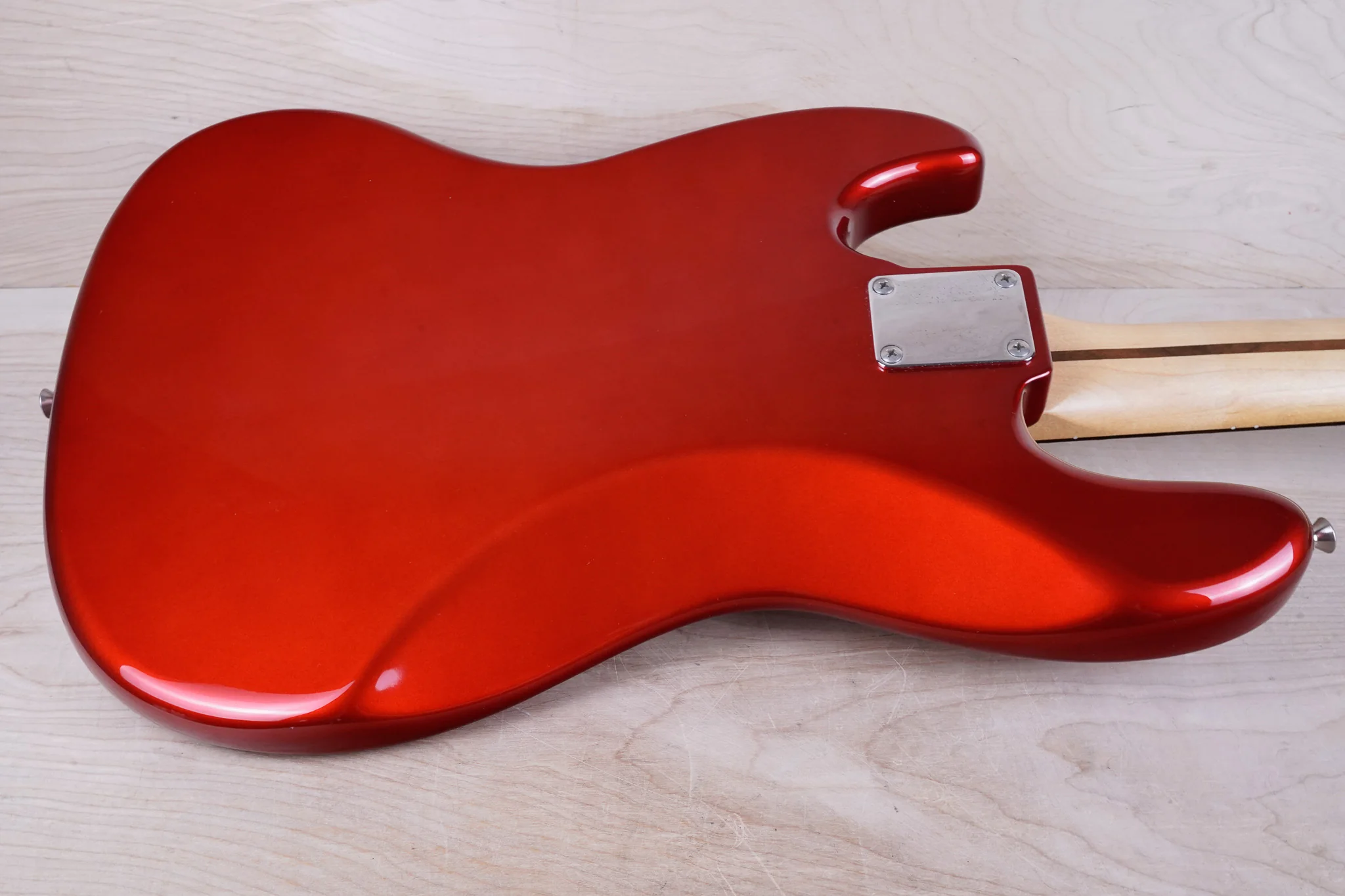 FGN J-Standard Bass 2011 Candy Apple Red Fujigen Made in Japan MIJ w/ Bag - Image 10