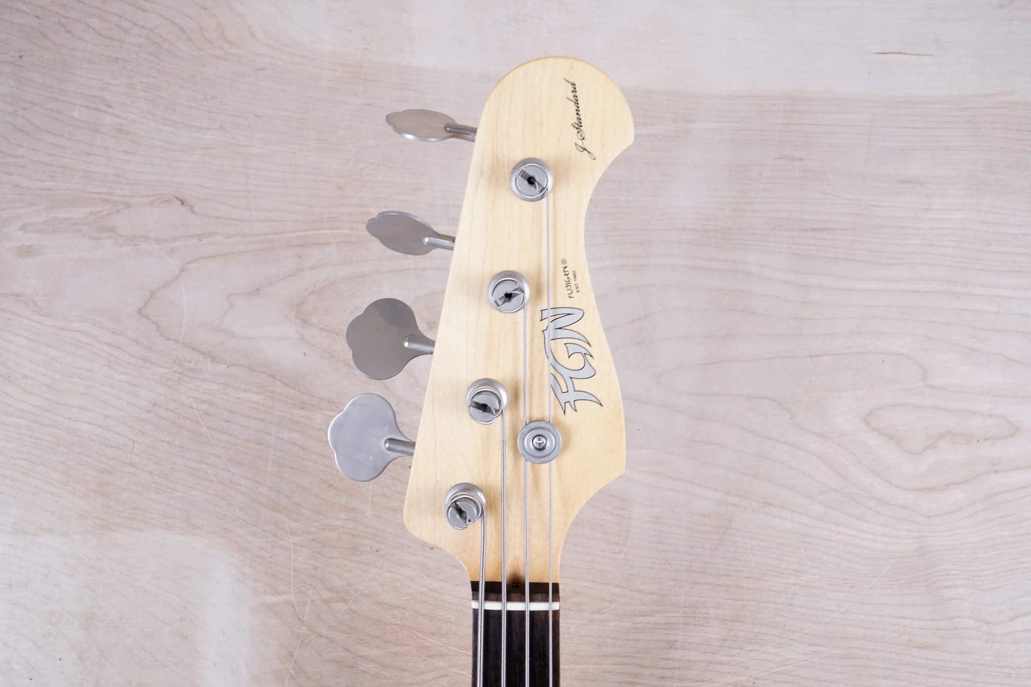 FGN J-Standard Bass 2011 Candy Apple Red Fujigen Made in Japan MIJ w/ Bag - Image 16