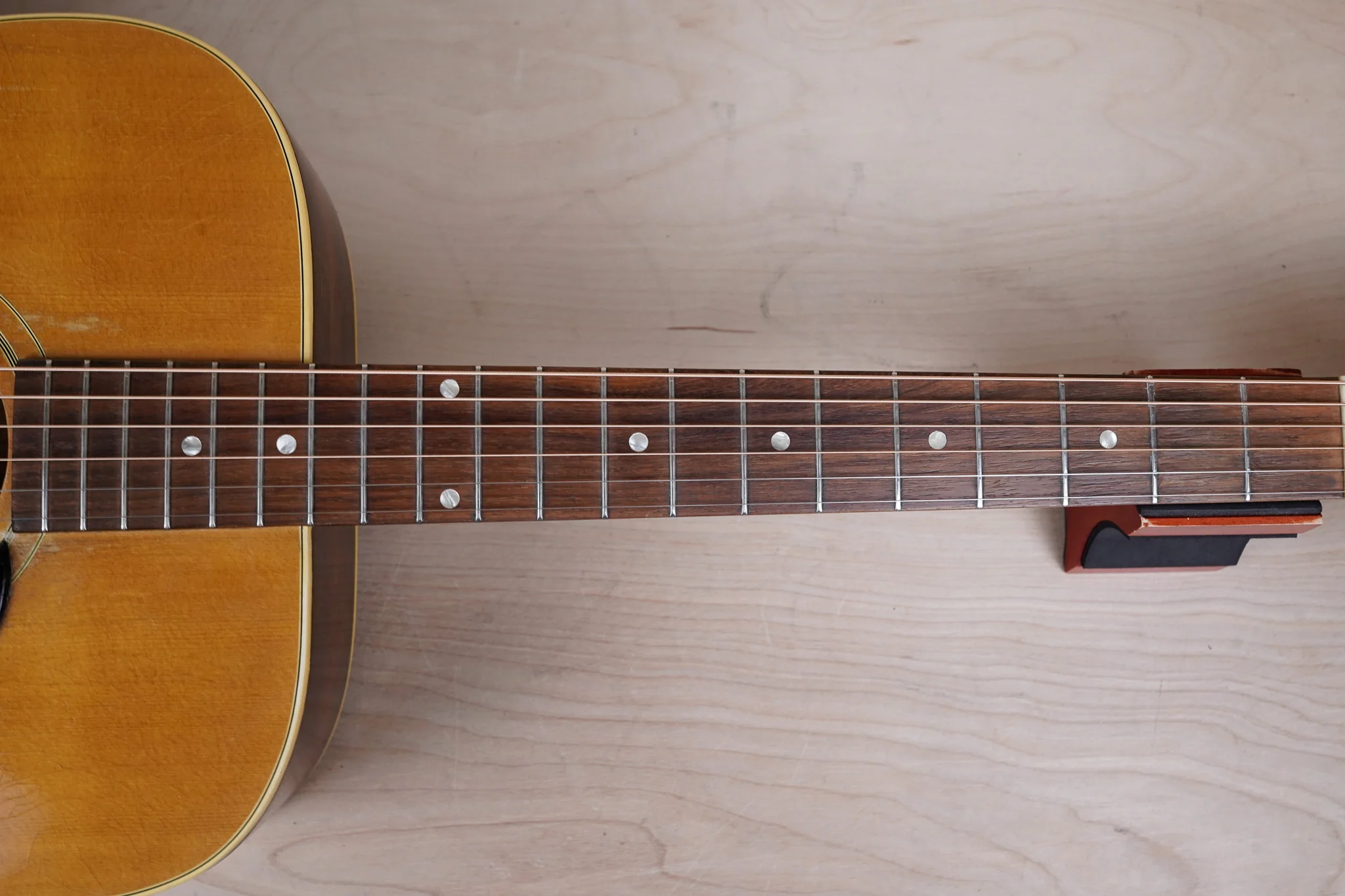 Gibson Blue Ridge Acoustic Guitar 1968 Natural Vintage w/ Bag - Image 28