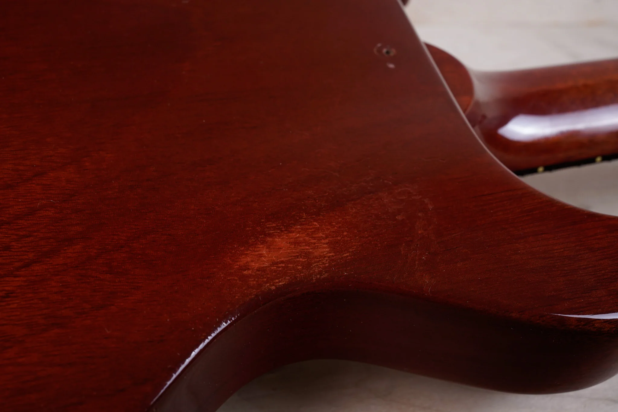 Gibson Custom 1958 Les Paul Junior Double-Cut Reissue VOS 1998 Faded Cherry w/ Bag - Image 19