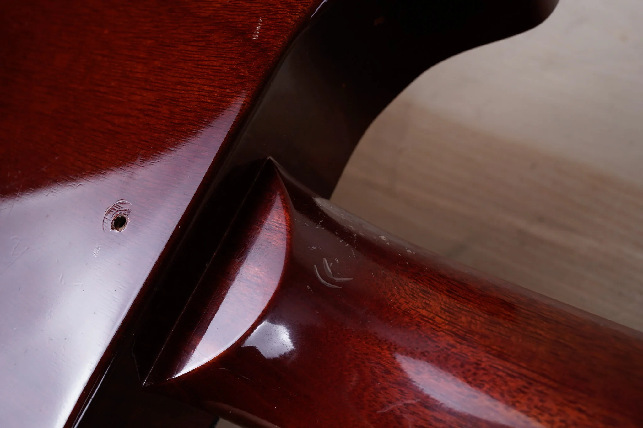 Gibson Custom 1958 Les Paul Junior Double-Cut Reissue VOS 1998 Faded Cherry w/ Bag - Image 23