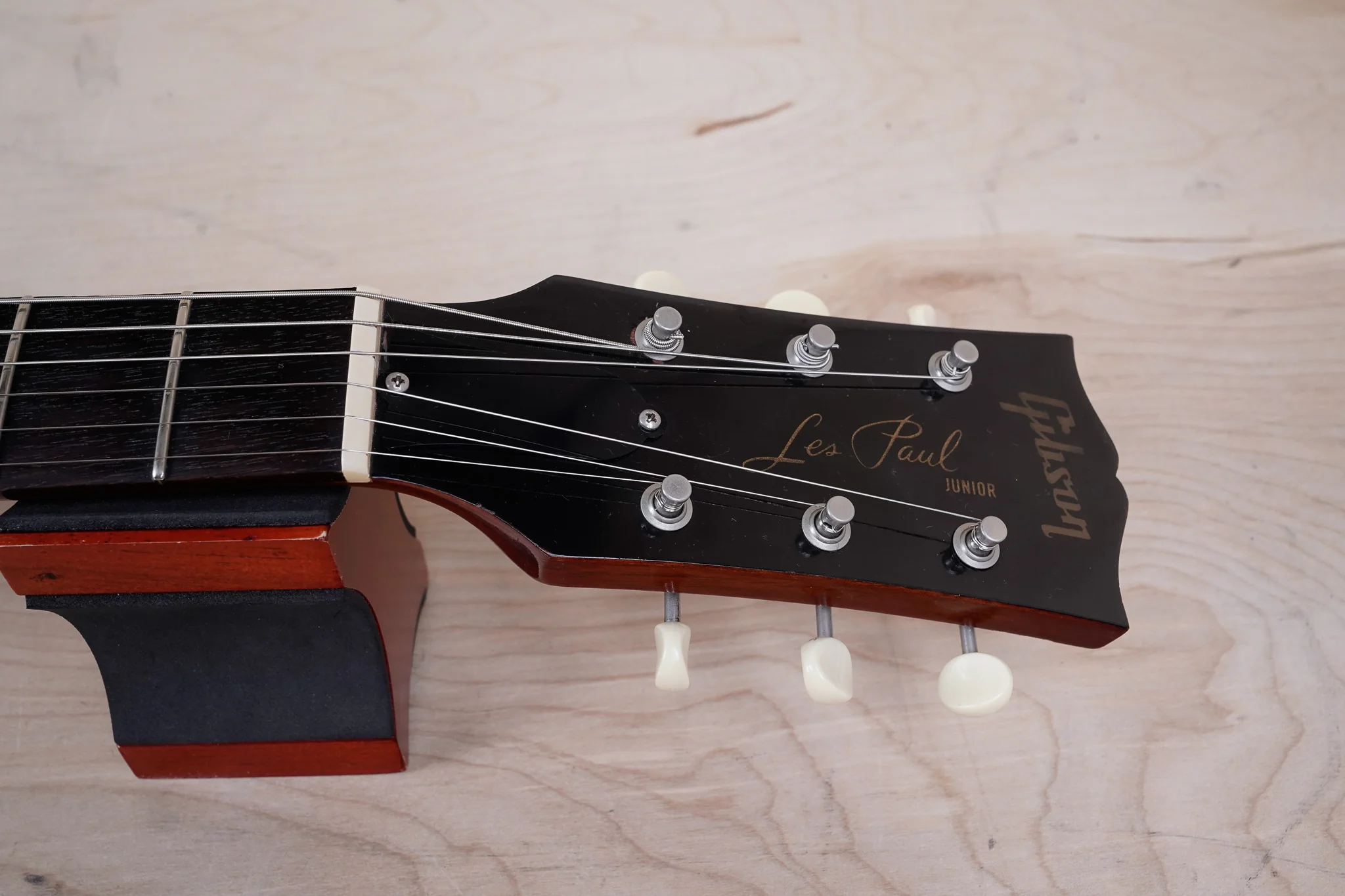 Gibson Custom 1958 Les Paul Junior Double-Cut Reissue VOS 1998 Faded Cherry w/ Bag - Image 7
