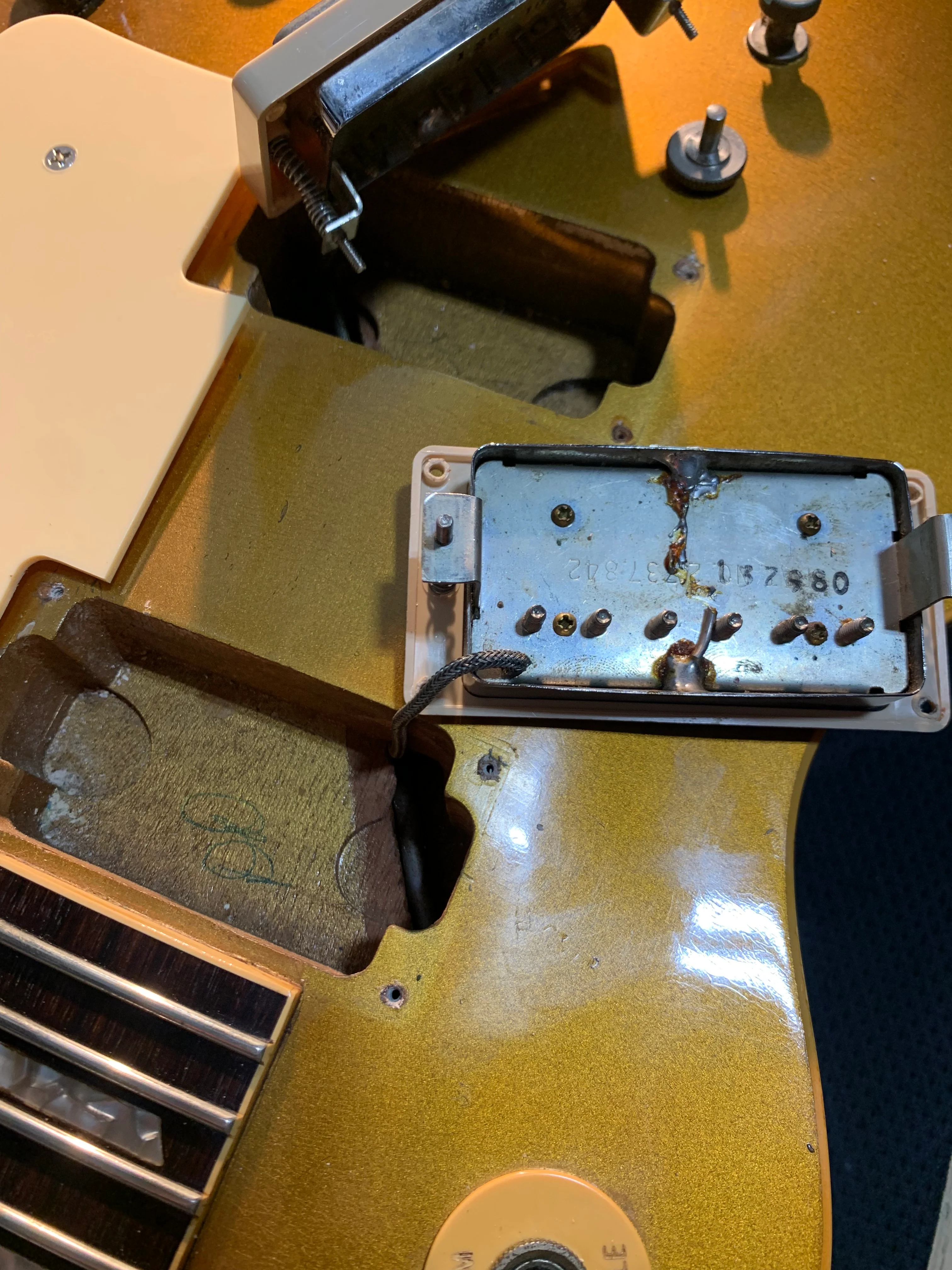 Gibson Heritage Series Standard-80 1982 Gold Top Vintage Tim Shaw PAFs w/ OHSC - Image 23