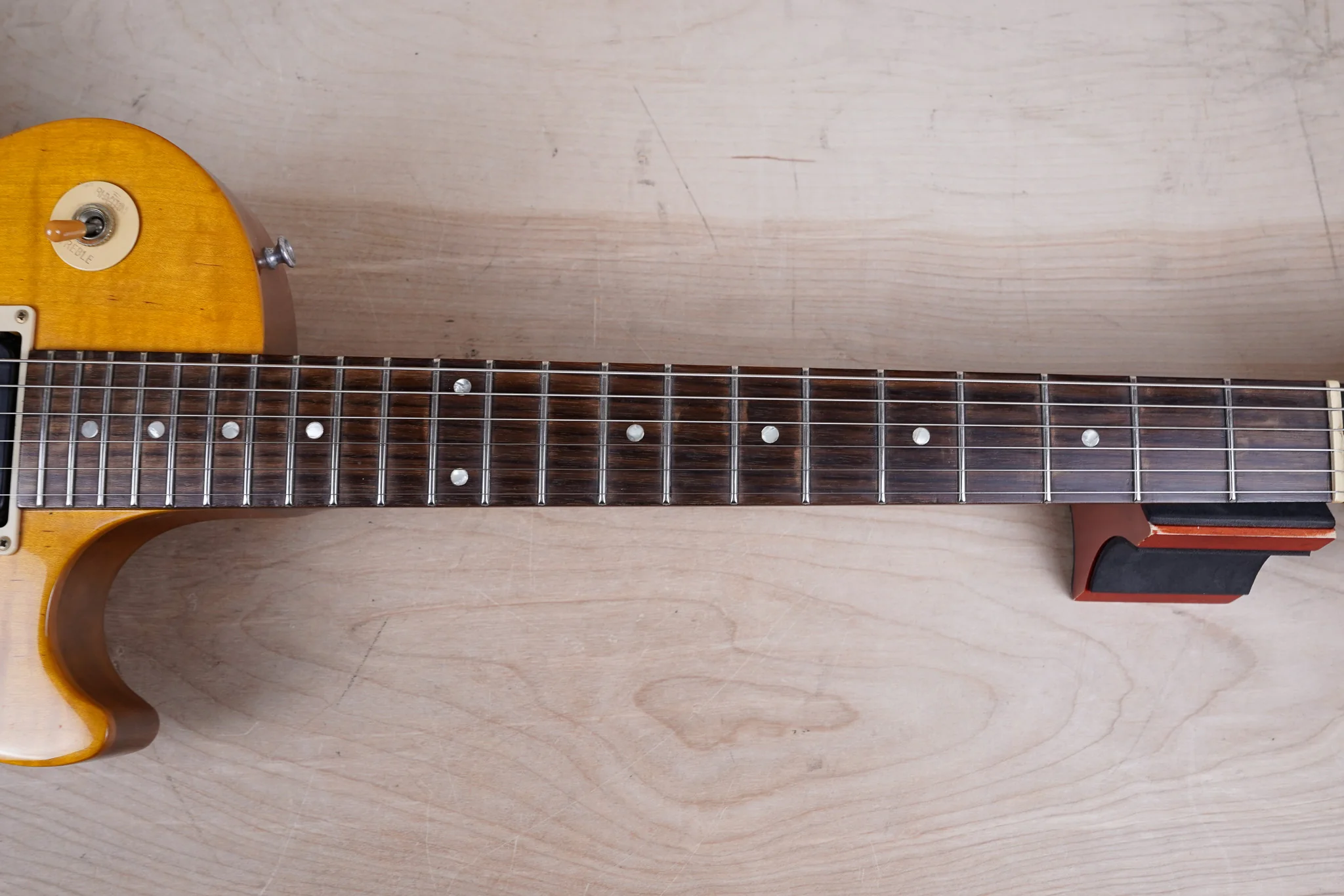 Gibson Les Paul Junior Special Plus 2001 Trans Amber w/ Bag - Image 6